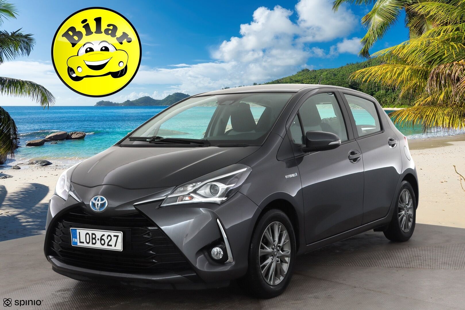 Toyota Yaris 2017 1,5 Hybrid Launch Edition 5ov - | 1-om suomiauto | Merkkihuollettu | Vakkari | Navi | P.kamera | LDA | PCS | RSA | Bluetooth | Aut. ilm | Lohko+sisähaara | 2x renkaat aluin |