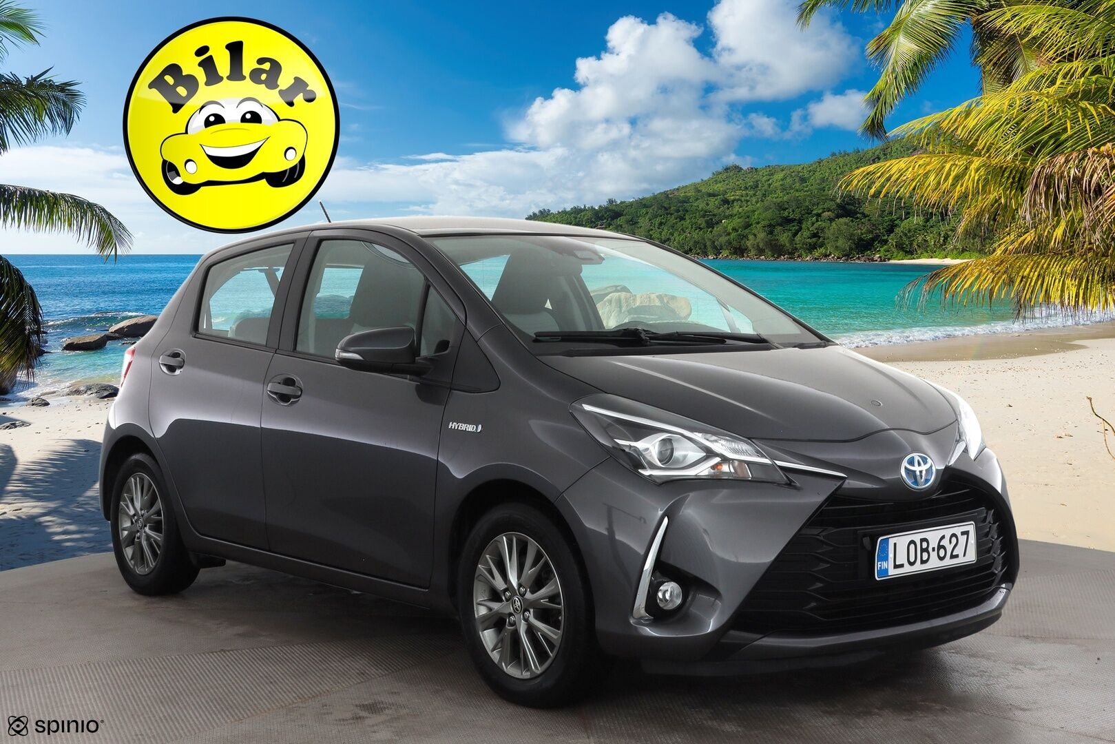 Toyota Yaris 2017 1,5 Hybrid Launch Edition 5ov - | 1-om suomiauto | Merkkihuollettu | Vakkari | Navi | P.kamera | LDA | PCS | RSA | Bluetooth | Aut. ilm | Lohko+sisähaara | 2x renkaat aluin |