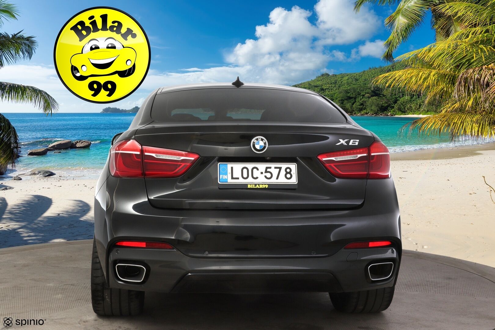 BMW X6 2017 F16 xDrive30d M-Sport * H&K / HUD / Prof. Navi / Kamera / Muistipenkki / Suomiauto * - 3,99 % KORKOTARJOUS TÄHÄN AUTOON - * LCI malli, uudemmalla mittaristolla ja kosketusnäytöllisellä iDrivellä! / Adaptiivisella M-alustalla! / Näyttävä, siisti auto 22" kesävanteilla! *