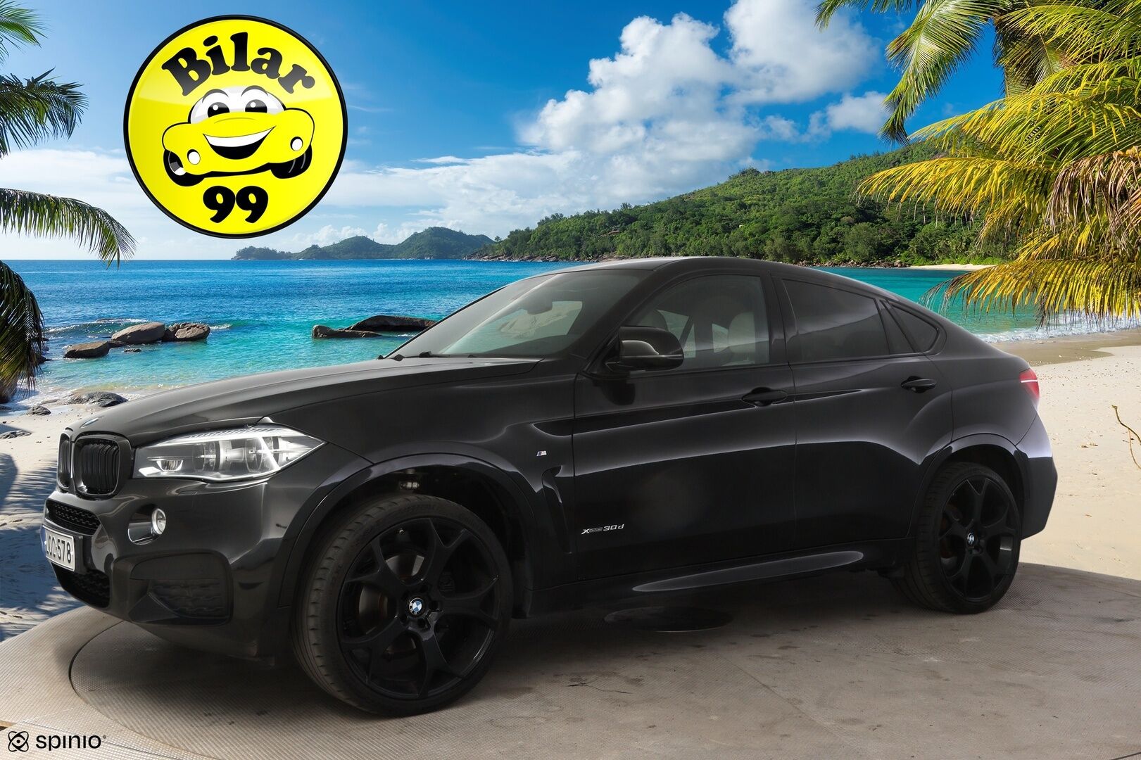 BMW X6 2017 F16 xDrive30d M-Sport * H&K / HUD / Prof. Navi / Kamera / Muistipenkki / Suomiauto * - 3,99 % KORKOTARJOUS TÄHÄN AUTOON - * LCI malli, uudemmalla mittaristolla ja kosketusnäytöllisellä iDrivellä! / Adaptiivisella M-alustalla! / Näyttävä, siisti auto 22" kesävanteilla! *