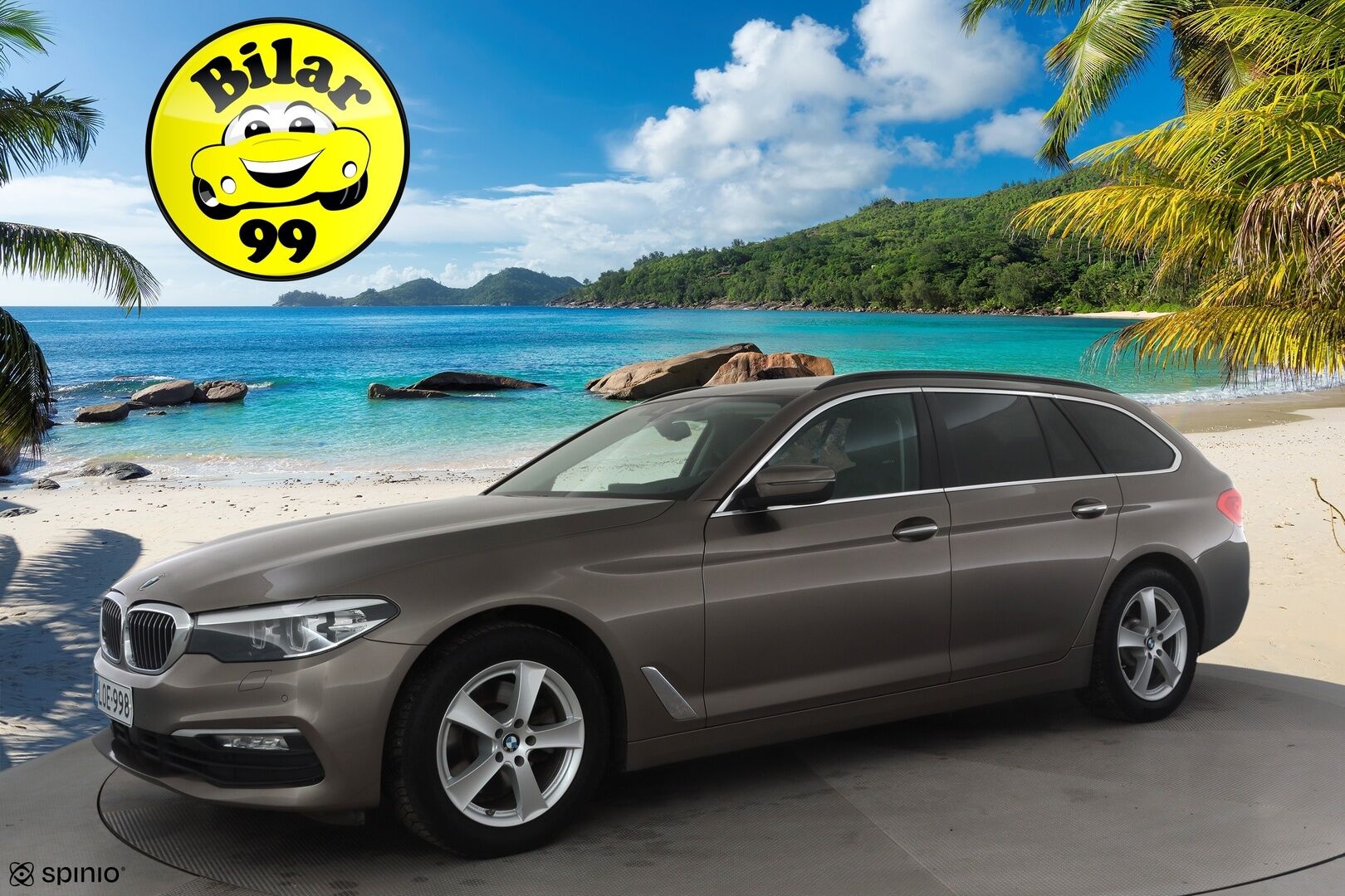 BMW 520 2018 G31 Touring 520d A xDrive Business Comfort * Koukku / HiFi / ACC / LED / P.Kamera / Sporttinahat / Navi / Keyless* - Suomi-auto / Kahdet renkaat / Merkkihuollettu! - HULLUT JOULUT KORKOTARJOUS 2,49% 