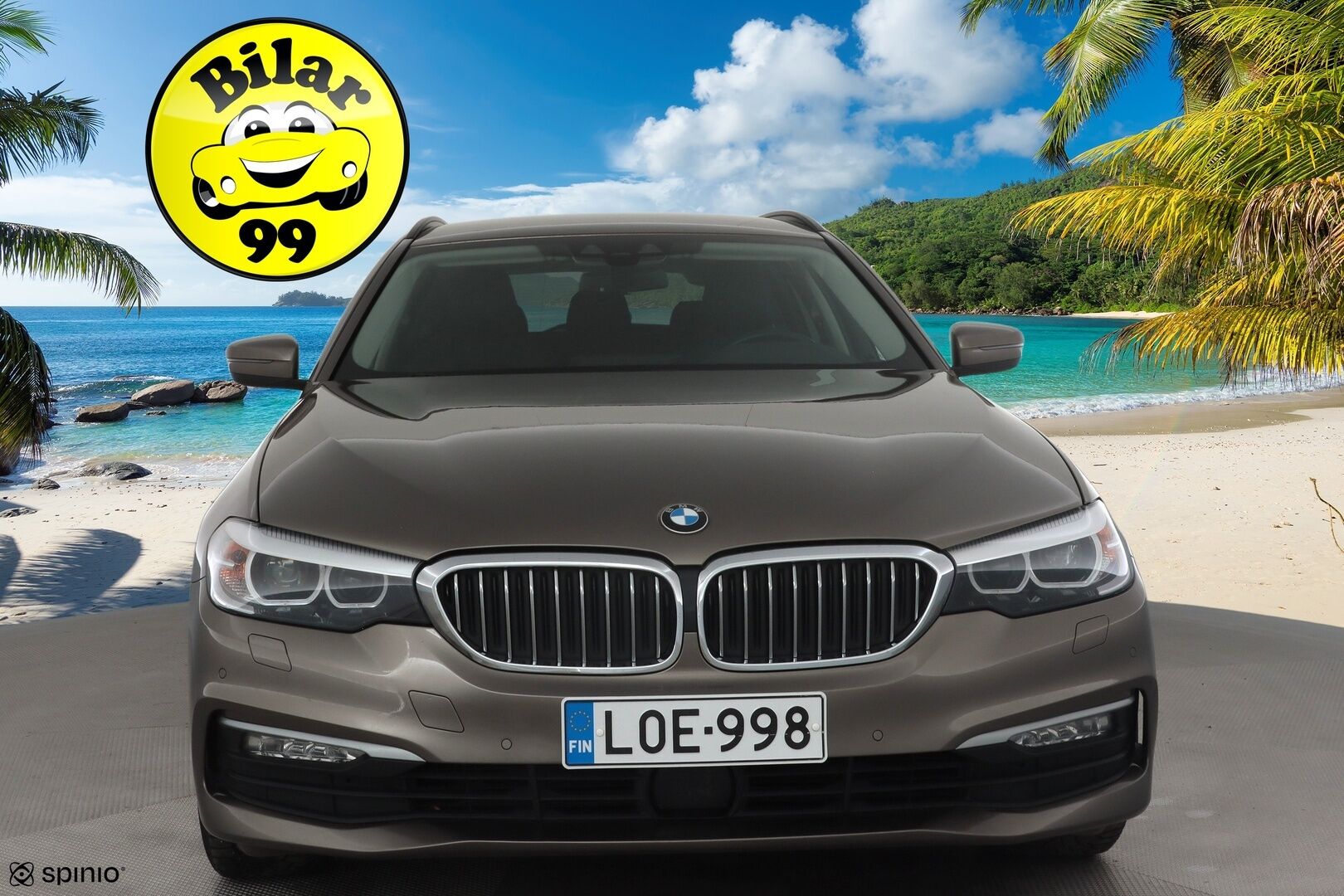 BMW 520 2018 G31 Touring 520d A xDrive Business Comfort * Koukku / HiFi / ACC / LED / P.Kamera / Sporttinahat / Navi / Keyless* - Suomi-auto / Kahdet renkaat / Merkkihuollettu! - HULLUT JOULUT KORKOTARJOUS 2,49% 
