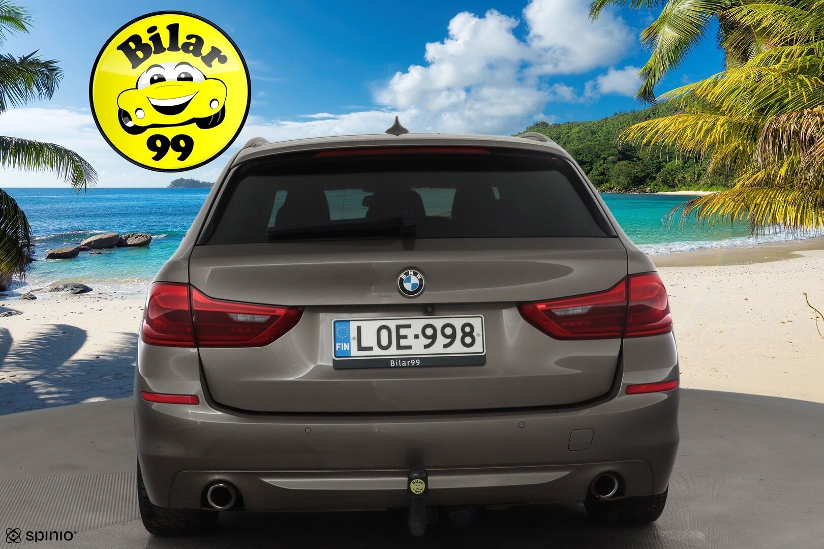 BMW 520 2018 G31 Touring 520d A xDrive Business Comfort * Koukku / HiFi / ACC / LED / P.Kamera / Sporttinahat / Navi / Keyless* - Suomi-auto / Kahdet renkaat / Merkkihuollettu! - HULLUT JOULUT KORKOTARJOUS 2,49% 