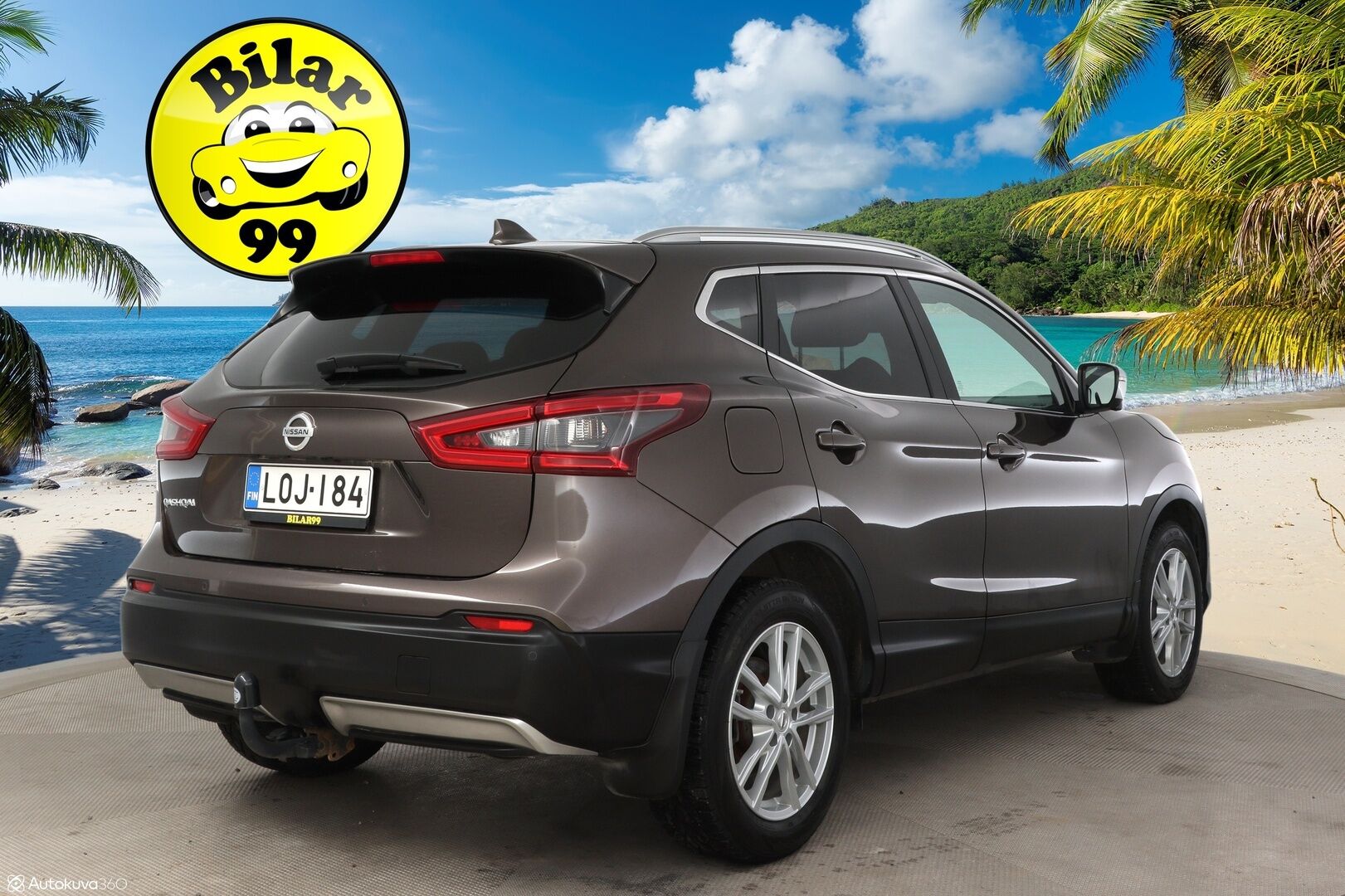 Nissan Qashqai 2018 DIG-T 115 Tekna+ 2WD Xtronic Bose * Nahkat / 360-Kamera / Vetokoukku / Lasikatto / Kaistavahti * - * Vähän ajettu / Hyvin pidetty *