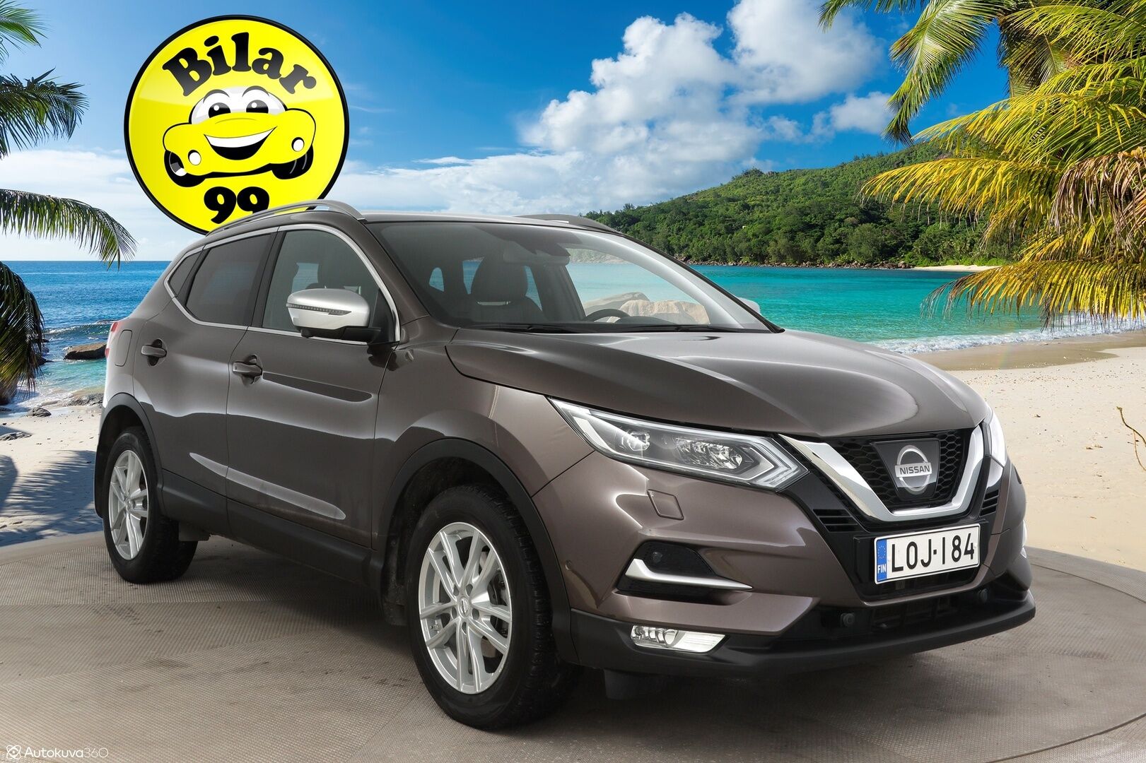 Nissan Qashqai 2018 DIG-T 115 Tekna+ 2WD Xtronic Bose * Nahkat / 360-Kamera / Vetokoukku / Lasikatto / Kaistavahti * - * Vähän ajettu / Hyvin pidetty *