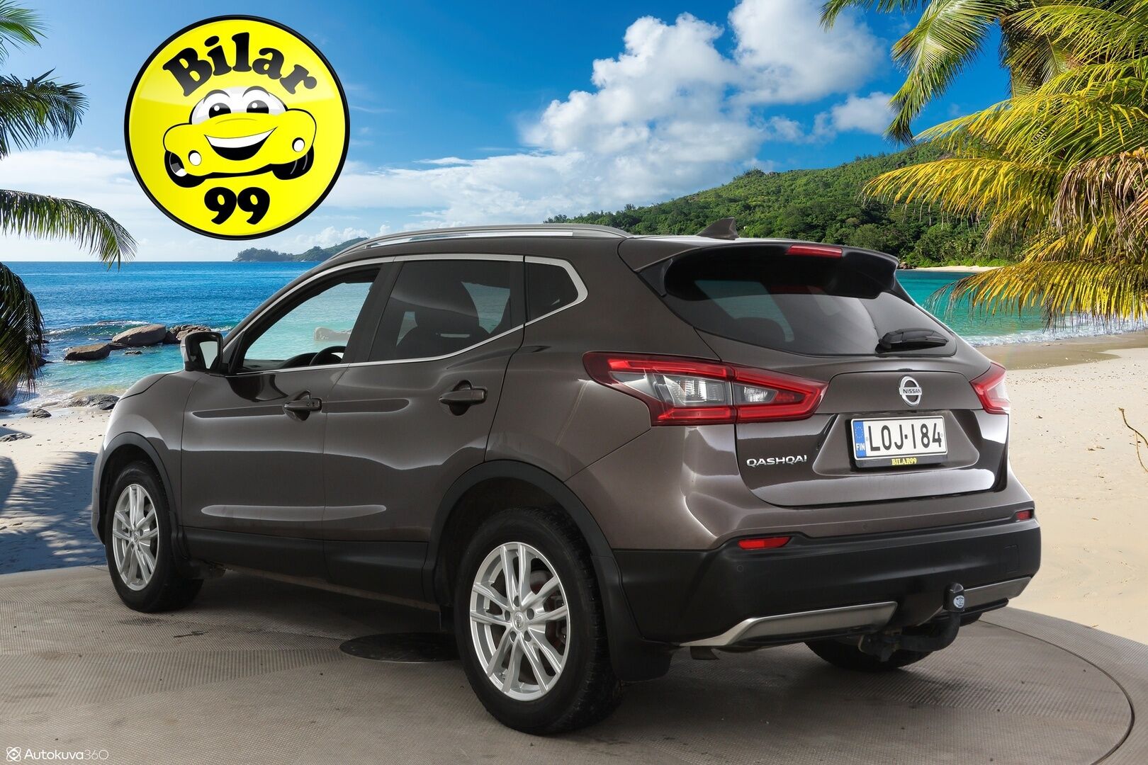 Nissan Qashqai 2018 DIG-T 115 Tekna+ 2WD Xtronic Bose * Nahkat / 360-Kamera / Vetokoukku / Lasikatto / Kaistavahti * - * Vähän ajettu / Hyvin pidetty *