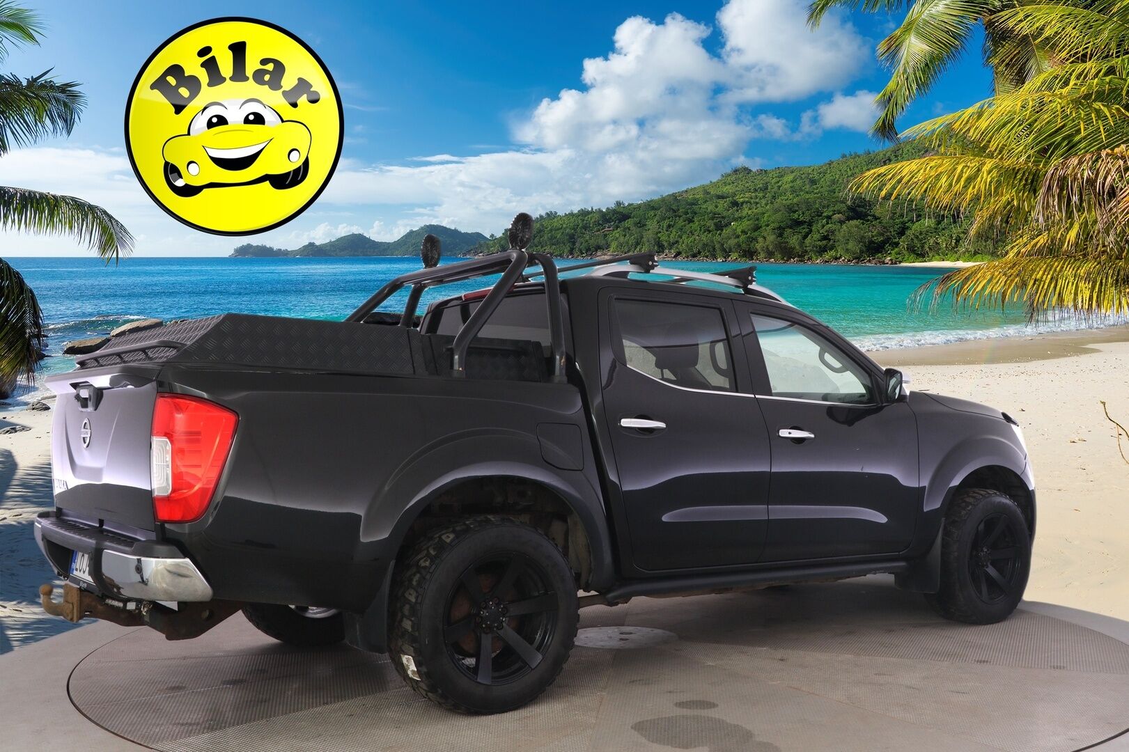 Nissan Navara 2018 Double Cab 2,3 dCi EURO6 190hp AT Tekna 2 seats - *Suomi-auto | PA-lämmitin | Vakkari | 360-kamera | Vetokoukku | Navigointi | Lisävalot | 2x Renkaat & Vanteet | Lavanpäällinen | Kattava huoltohistoria*