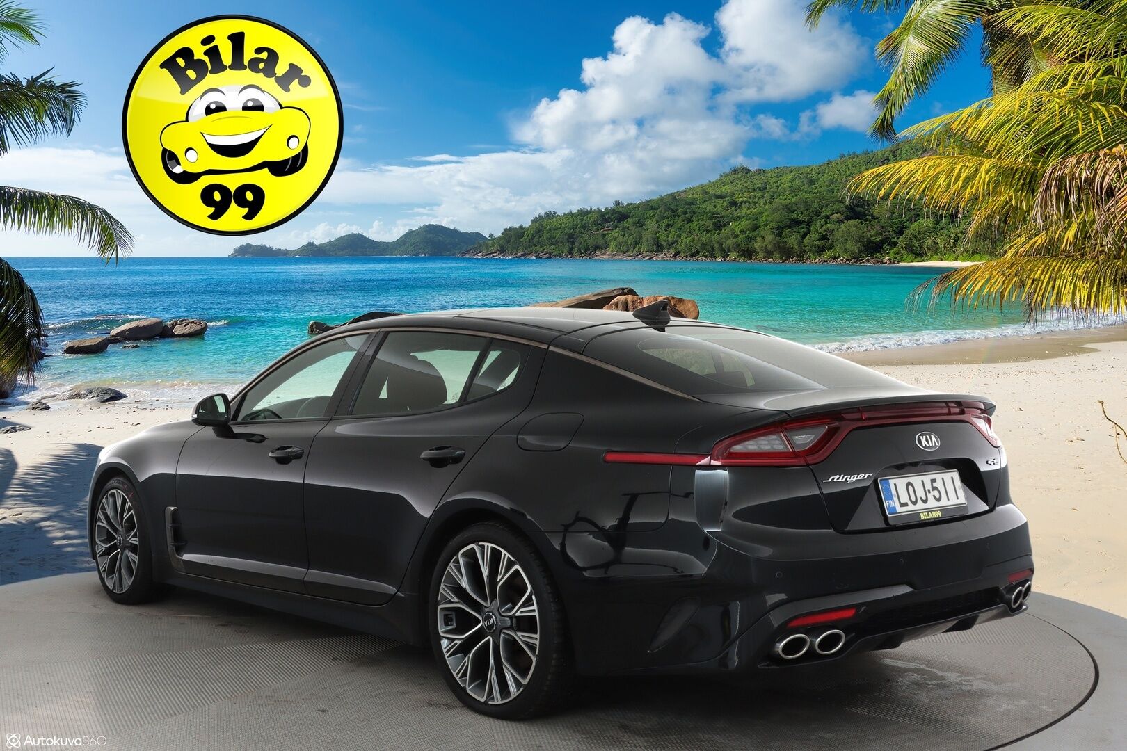Kia Stinger 2018 2,0 T-GDI RWD GT-Line A/T - | Adapt.Vakkari | HUD | Punainen Nahkasisusta | Kattoluukku | 360-Kamera | Ilmastoidut penkit | H/K |