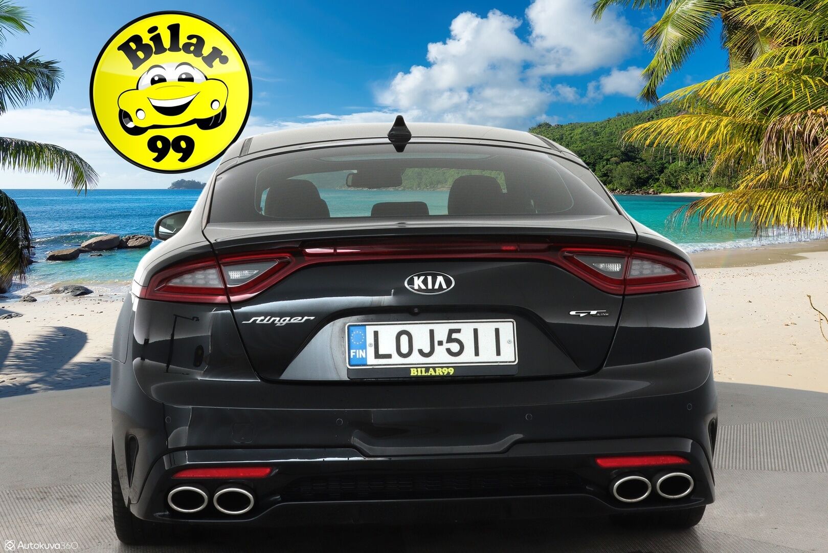 Kia Stinger 2018 2,0 T-GDI RWD GT-Line A/T - | Adapt.Vakkari | HUD | Punainen Nahkasisusta | Kattoluukku | 360-Kamera | Ilmastoidut penkit | H/K |