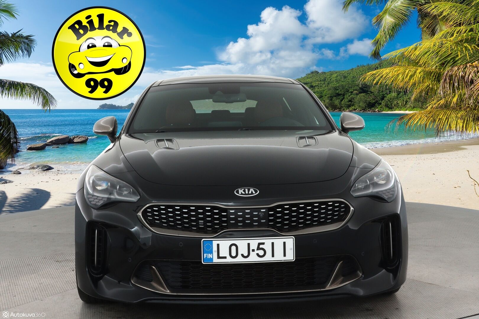 Kia Stinger 2018 2,0 T-GDI RWD GT-Line A/T - | Adapt.Vakkari | HUD | Punainen Nahkasisusta | Kattoluukku | 360-Kamera | Ilmastoidut penkit | H/K |