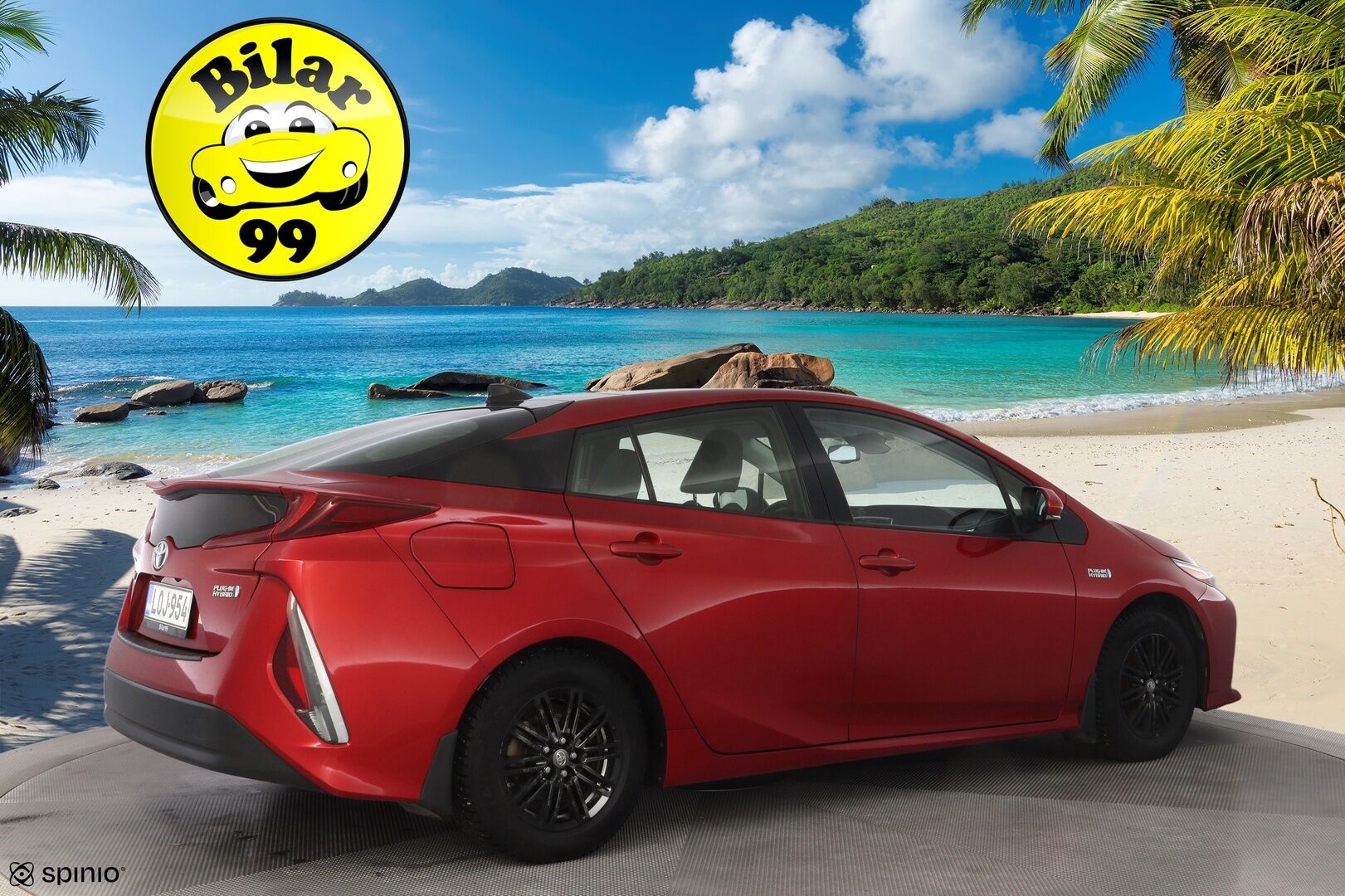 Toyota Prius Plug-in 2017 Solar *Kamera / Paneelit / Lohko+sisähaara / Vakionopeudensäädin / Bluetooth / Navi* - Suomi-auto / Merkkihuollot / Aurinkopaneelit / Kahdet OEM Vanteet / Kahdet kaapelit