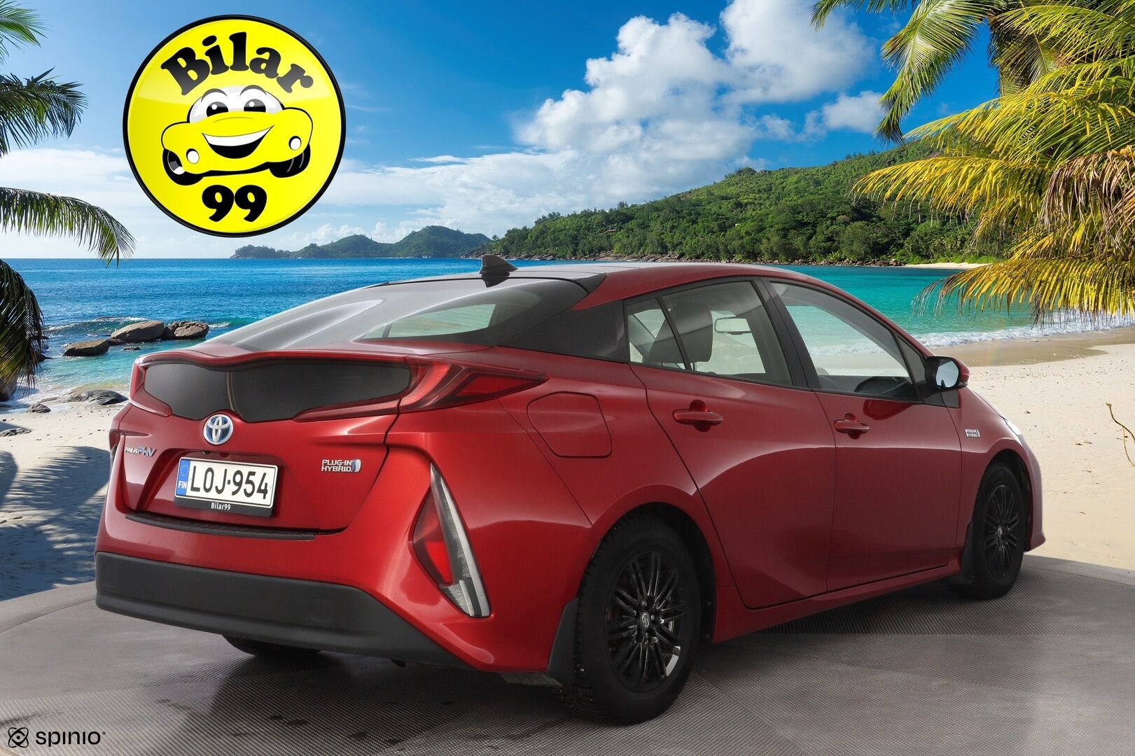 Toyota Prius Plug-in 2017 Solar *Kamera / Paneelit / Lohko+sisähaara / Vakionopeudensäädin / Bluetooth / Navi* - Suomi-auto / Merkkihuollot / Aurinkopaneelit / Kahdet OEM Vanteet / Kahdet kaapelit