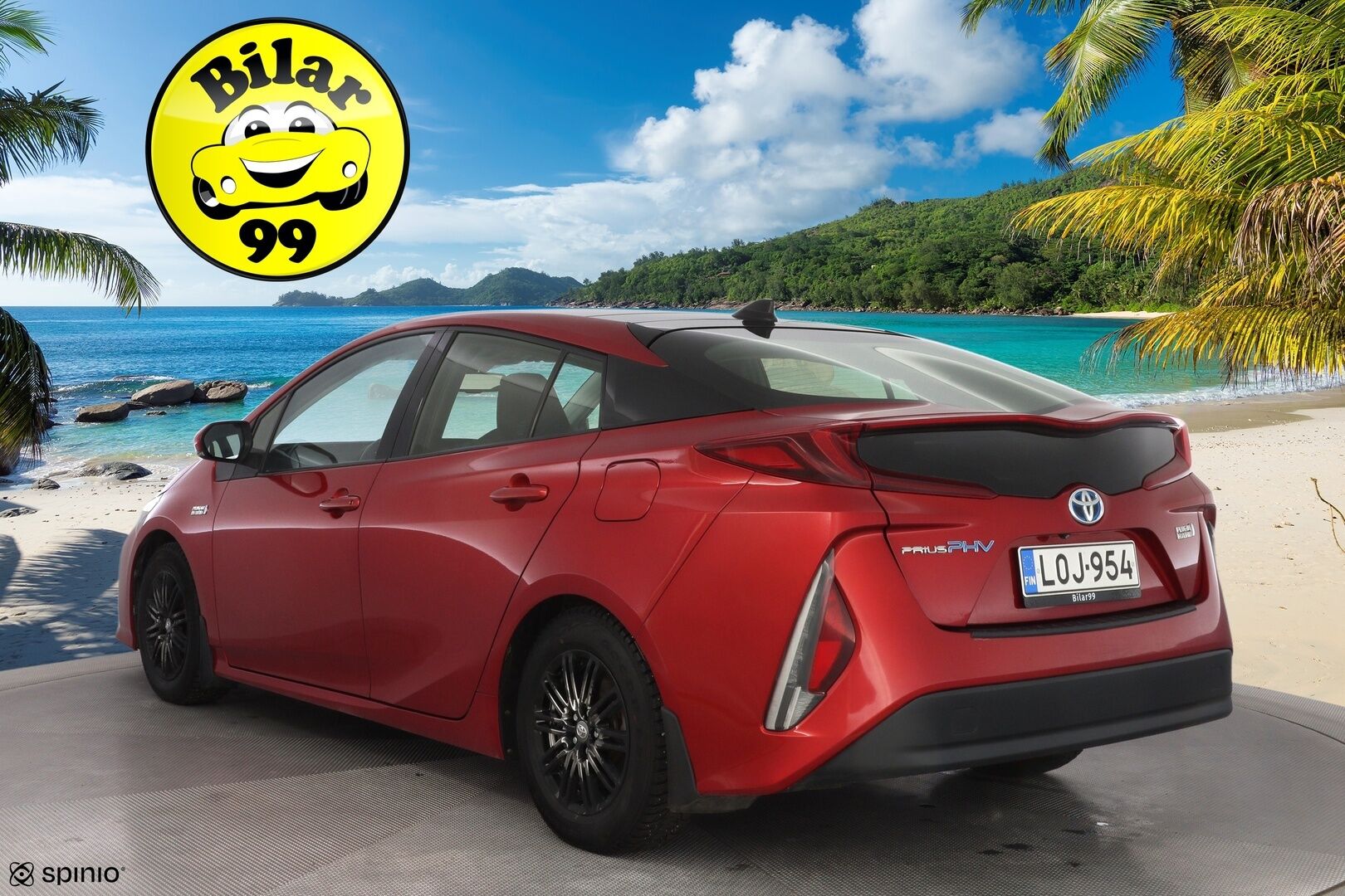 Toyota Prius Plug-in 2017 Solar *Kamera / Paneelit / Lohko+sisähaara / Vakionopeudensäädin / Bluetooth / Navi* - Suomi-auto / Merkkihuollot / Aurinkopaneelit / Kahdet OEM Vanteet / Kahdet kaapelit - HULLU BLACKWEEK KORKOTARJOUS 2,49%