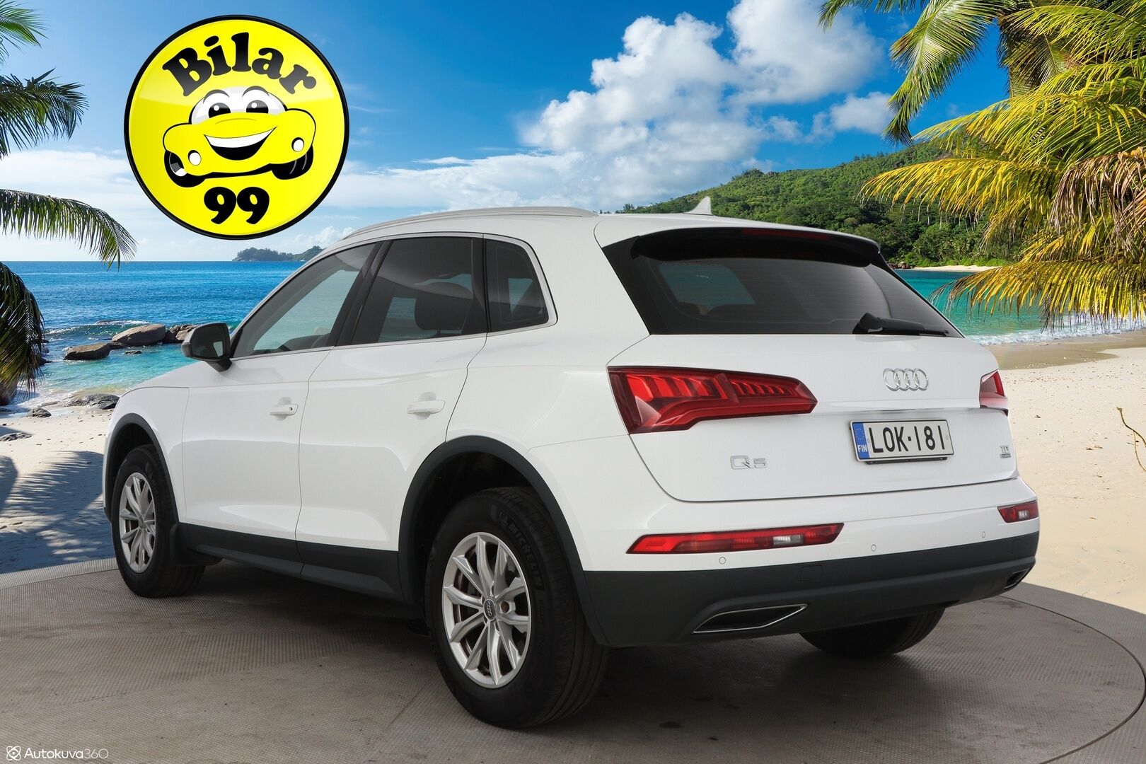 Audi Q5 2018 Business 2,0 TDI 140 kW quattro S tronic - Suomiauto / Webasto / Vetokoukku / Adapt.LED / Sähköluukku / Peruutustutkat / AdBlue remontoitu!
