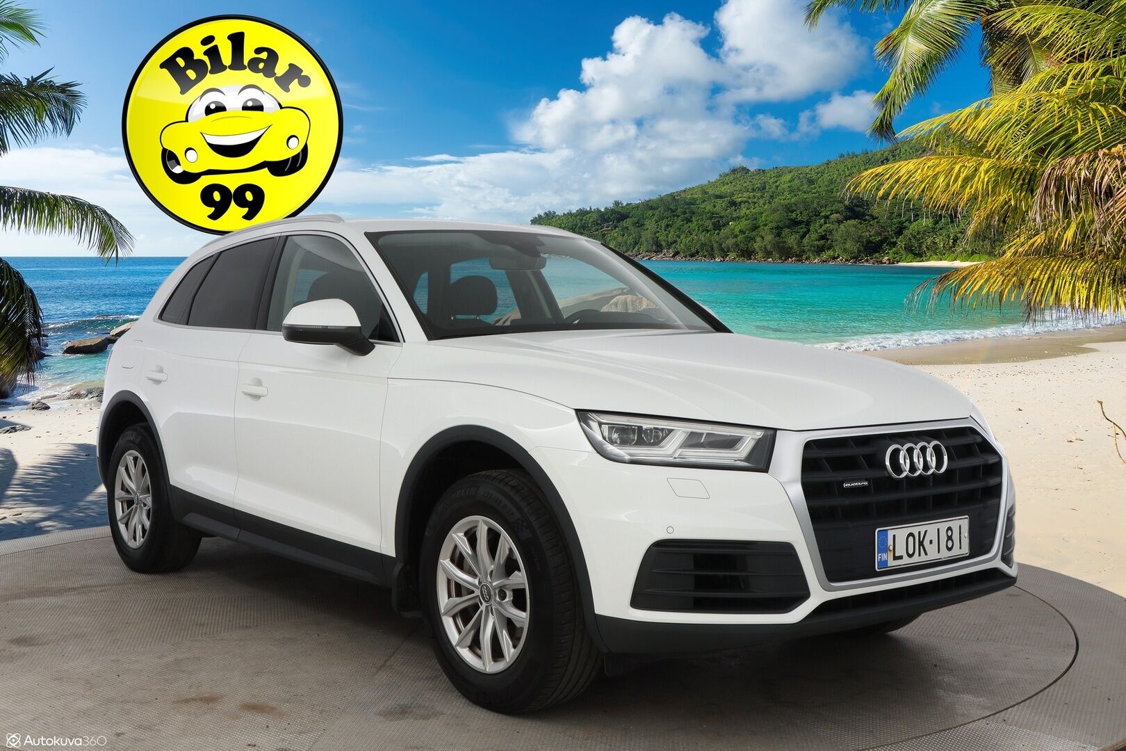 Audi Q5 2018 Business 2,0 TDI 140 kW quattro S tronic - Suomiauto / Webasto / Vetokoukku / Adapt.LED / Sähköluukku / Peruutustutkat / AdBlue remontoitu!