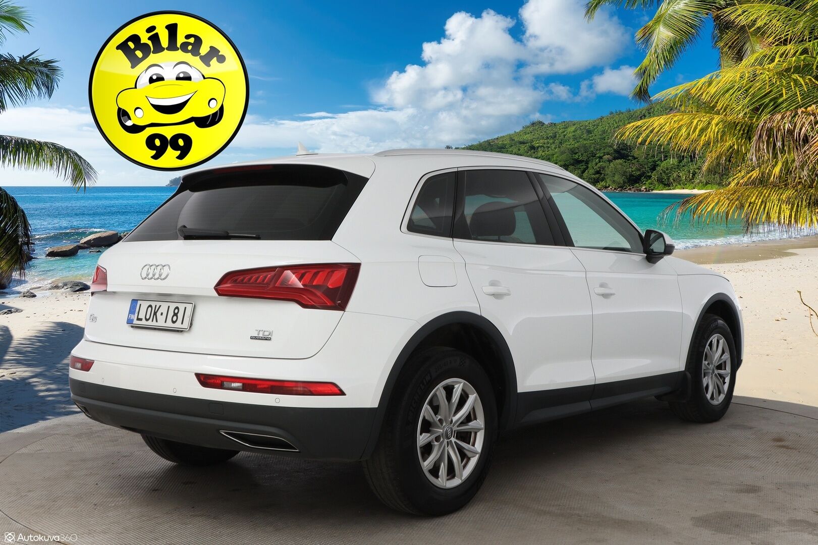 Audi Q5 2018 Business 2,0 TDI 140 kW quattro S tronic - Suomiauto / Webasto / Vetokoukku / Adapt.LED / Sähköluukku / Peruutustutkat / AdBlue remontoitu!