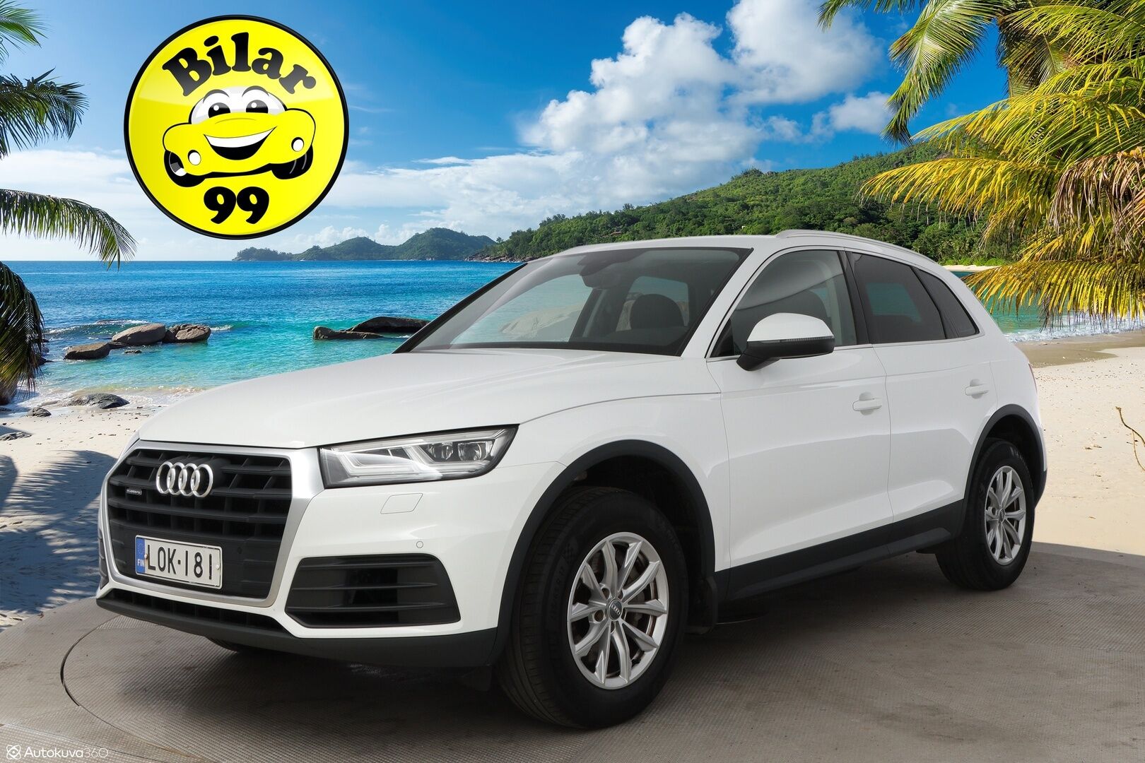 Audi Q5 2018 Business 2,0 TDI 140 kW quattro S tronic - Suomiauto / Webasto / Vetokoukku / Adapt.LED / Sähköluukku / Peruutustutkat / AdBlue remontoitu!