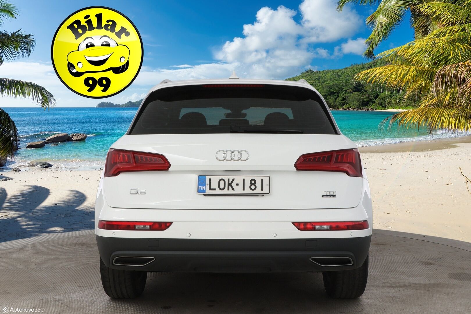 Audi Q5 2018 Business 2,0 TDI 140 kW quattro S tronic - Suomiauto / Webasto / Vetokoukku / Adapt.LED / Sähköluukku / Peruutustutkat / AdBlue remontoitu!