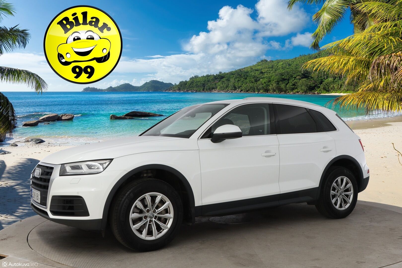 Audi Q5 2018 Business 2,0 TDI 140 kW quattro S tronic - Suomiauto / Webasto / Vetokoukku / Adapt.LED / Sähköluukku / Peruutustutkat / AdBlue remontoitu!
