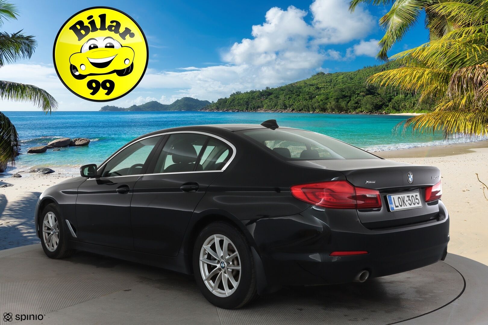 BMW 520 2018 G30 Sedan 520d A xDrive Business *Vakkari / Webasto / LED / P.tutkat / Nahat / Digimittaristo* - Suomi-auto / Kahdet renkaat aluvanteilla