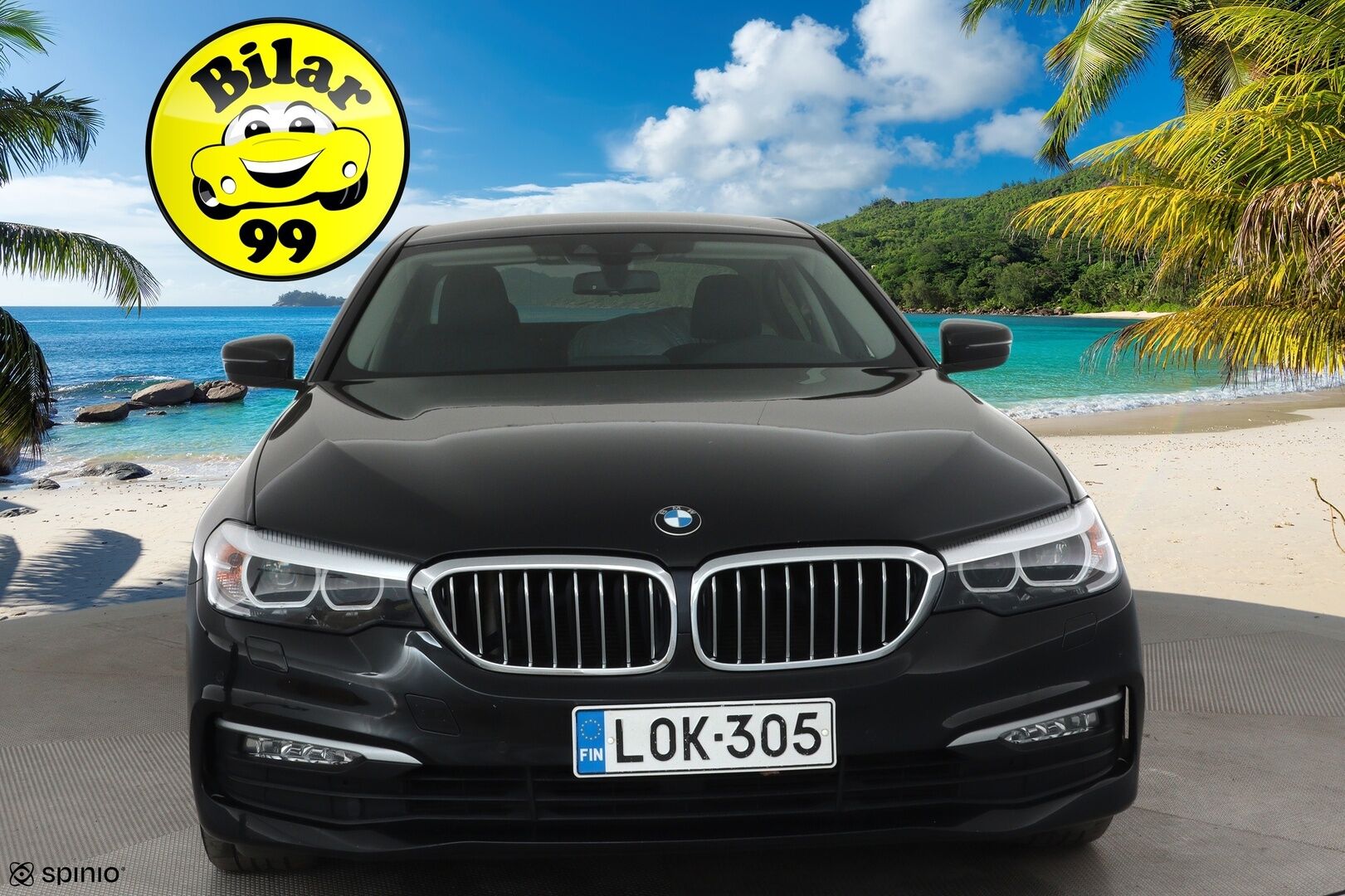 BMW 520 2018 G30 Sedan 520d A xDrive Business *Vakkari / Webasto / LED / P.tutkat / Nahat / Digimittaristo* - Suomi-auto / Kahdet renkaat aluvanteilla