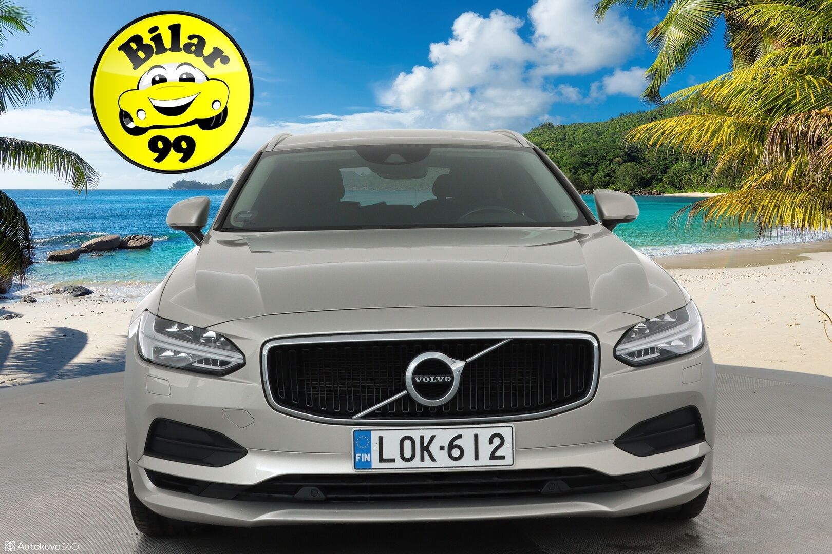Volvo V90 2018 D3 Momentum aut **Webasto / koukku / Adapt.Vakkari / Full-LED / P.Kamera / Navi / Kaistavahti** - Suomi-auto / KeylessGo / 2x Renkaat