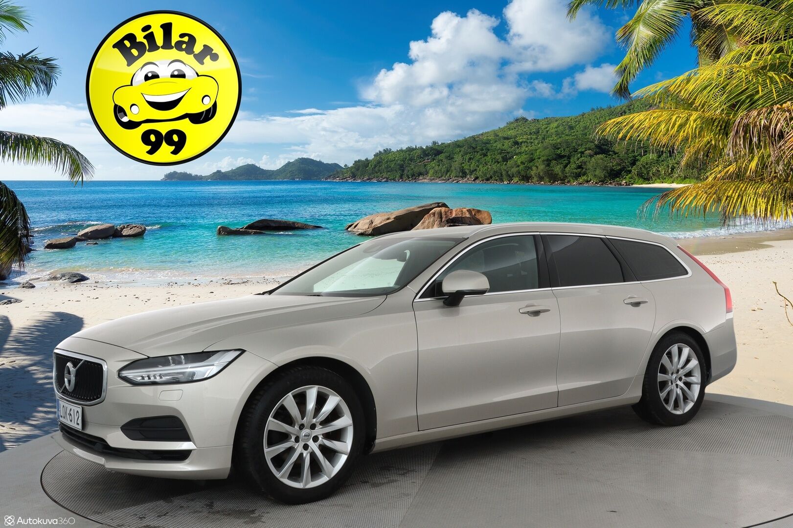 Volvo V90 2018 D3 Momentum aut **Webasto / koukku / Adapt.Vakkari / Full-LED / P.Kamera / Navi / Kaistavahti** - Suomi-auto / KeylessGo / 2x Renkaat