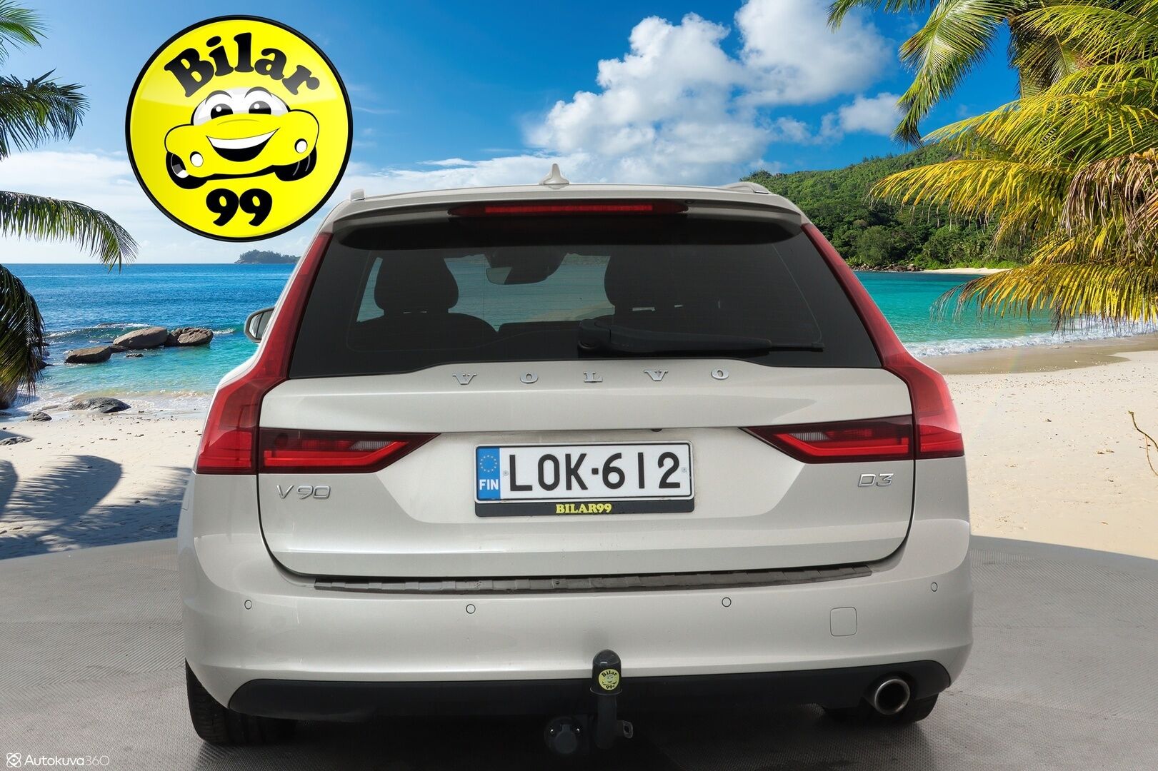 Volvo V90 2018 D3 Momentum aut **Webasto / koukku / Adapt.Vakkari / Full-LED / P.Kamera / Navi / Kaistavahti** - Suomi-auto / KeylessGo / 2x Renkaat