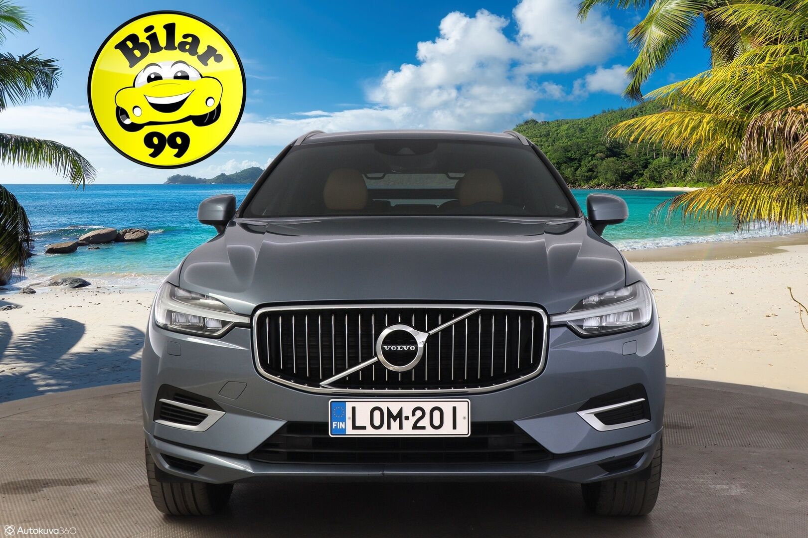 Volvo XC60 2018 T8 AWD Inscription aut *VOC / ACC / Pilot assist / Panorama / Ilma-alusta / Nahat* - Upea taivaansininen väri / Tasainen kyyti ilma-alustalla!