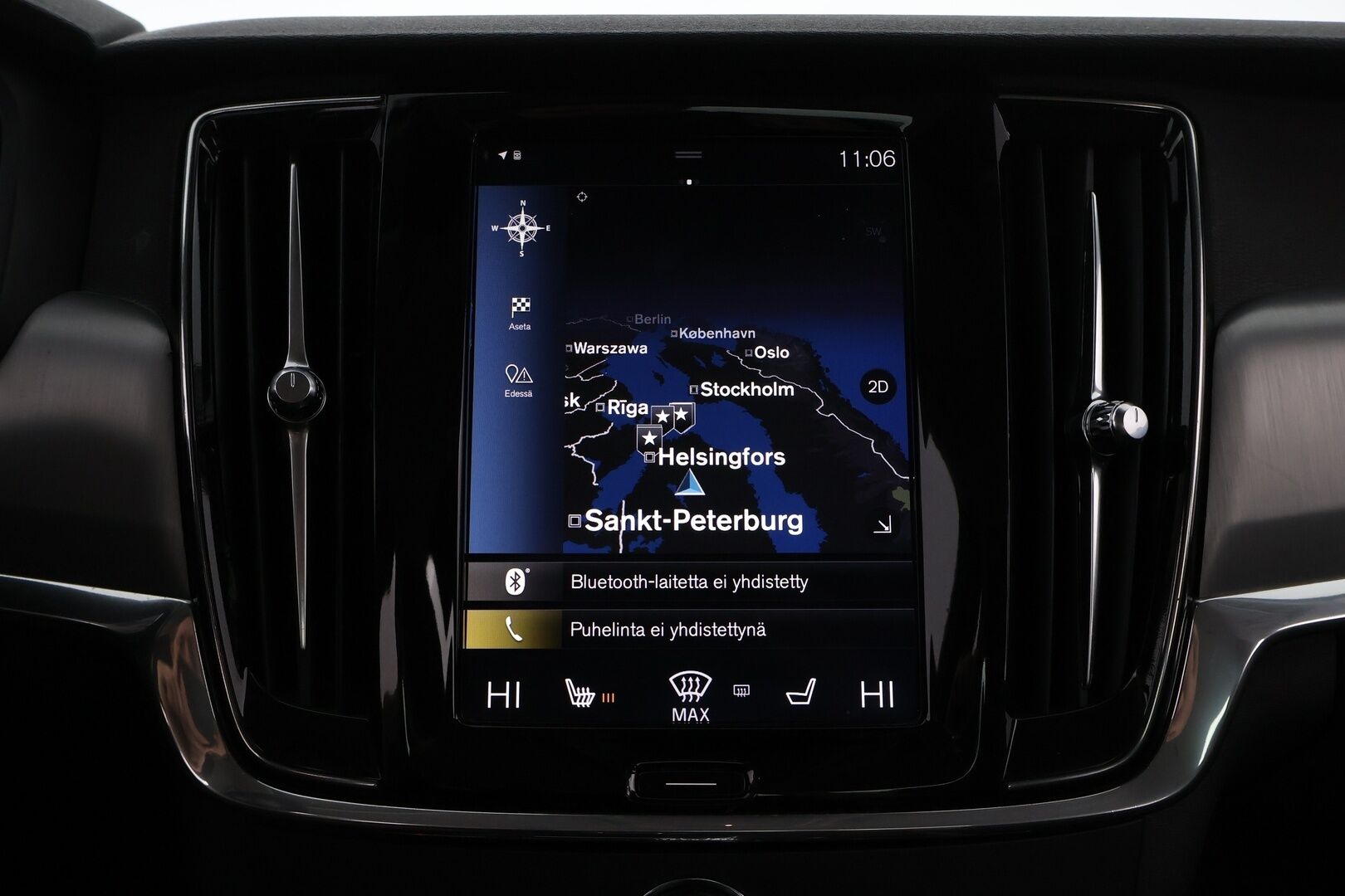 Volvo S90 2018 D4 Business Plus aut - Suomiauto / Webasto / Adapt.Vakkari / Puolinahkasisusta / Navi / Apple&Android / Ratinlämmitys / Adapt.LED / KeylessGo / Jakopää tehty!
