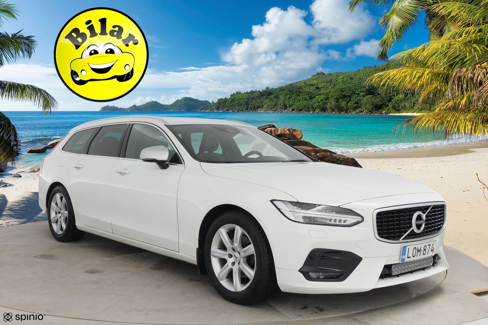 Volvo V90 2018 D4 R-Design - P-Kamera | BLIS | Webasto | Digimittaristo | Muistipenkit | Keyless | Sport-Penkit | Ratinlämmitin | Tutkat