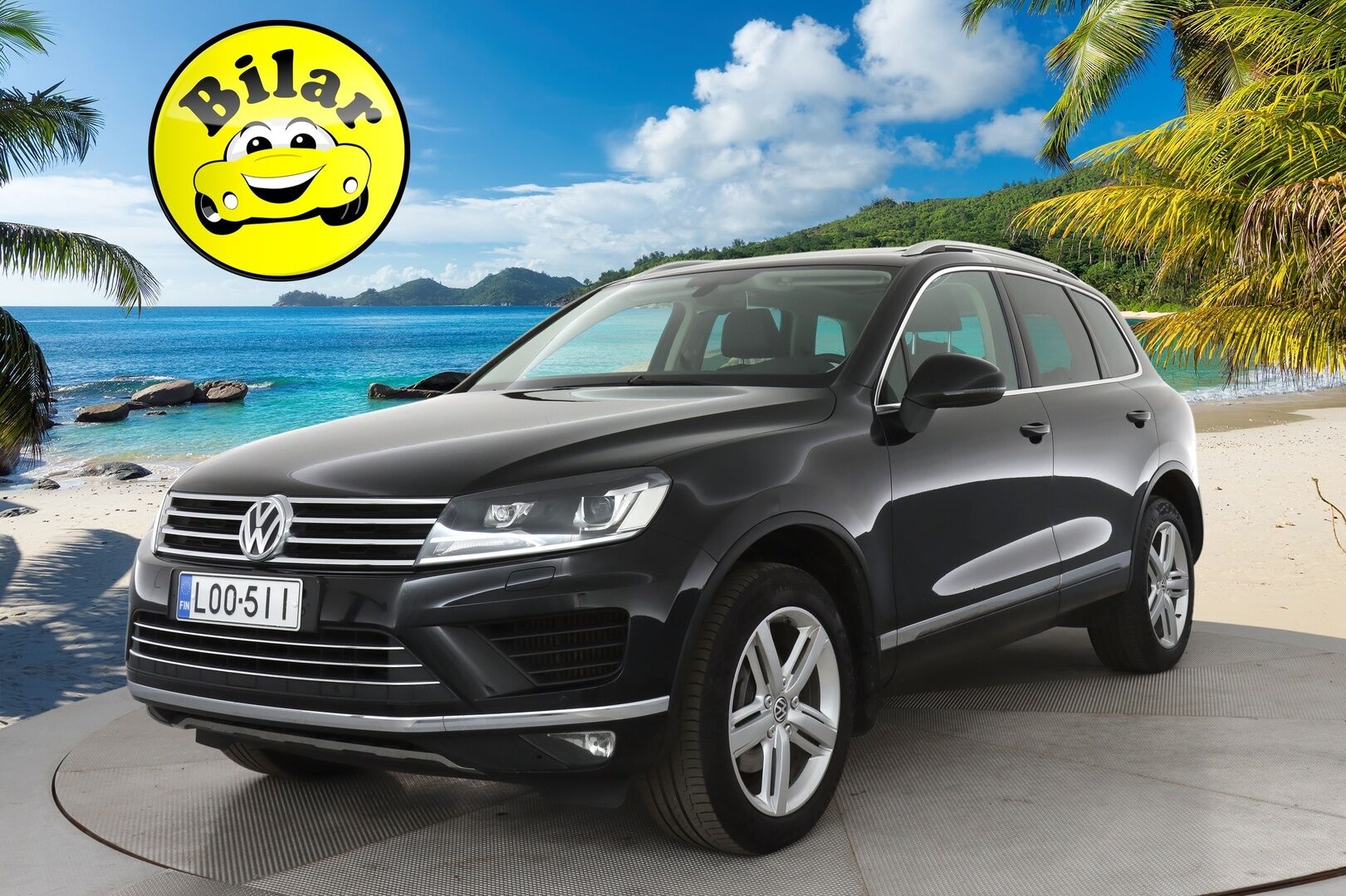 Volkswagen Touareg 2015 3,0 V6 TDI 150 kW (204 hv) 4MOTION BlueMotion Technology Tiptronic-automaatti -  | Webasto | Koukku | Panorama | Huoltokirja | Kahdet renkaat ja vanteet | Tutkat | 