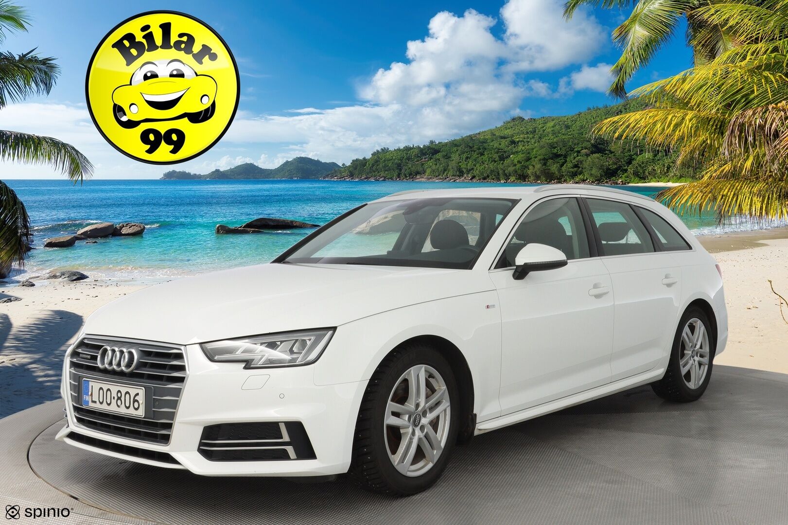 Audi A4 2018 Avant Business Sport Comfort S line Edition 2,0 TDI 140 kW quattro S tronic * Webasto / Taittuva koukku / Tutkat / Matrix Led * - Suomi-auto / Kahdet OEM vanteet / Jakopää remontti 160tkm - HULLUT JOULUT KORKOTARJOUS 2,49% 