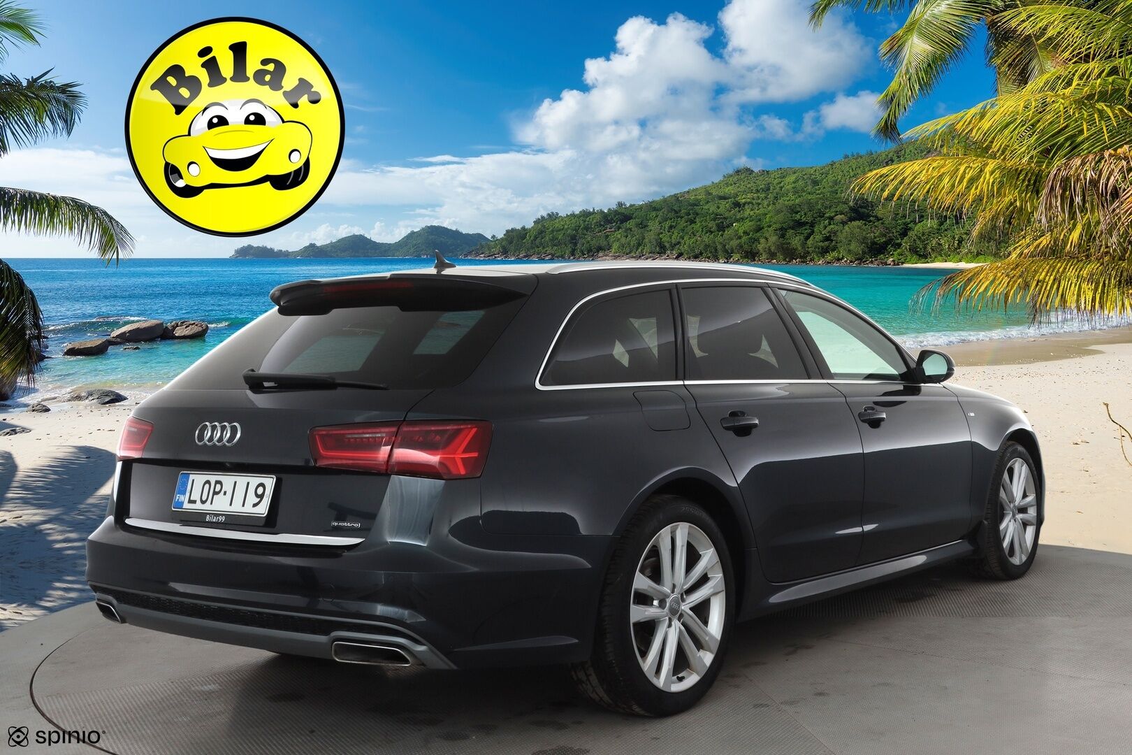 Audi A6 2018 Avant S line Business Sport 2,0 TDI 140 kW quattro S tronic - ACC | Suomi-auto | Facelift | Navi | Koukku | Ilma-alusta | Webasto | LED | P.Kamera | Sportpenkit | Sähköluukku | Kahdet renkaat ja vanteet