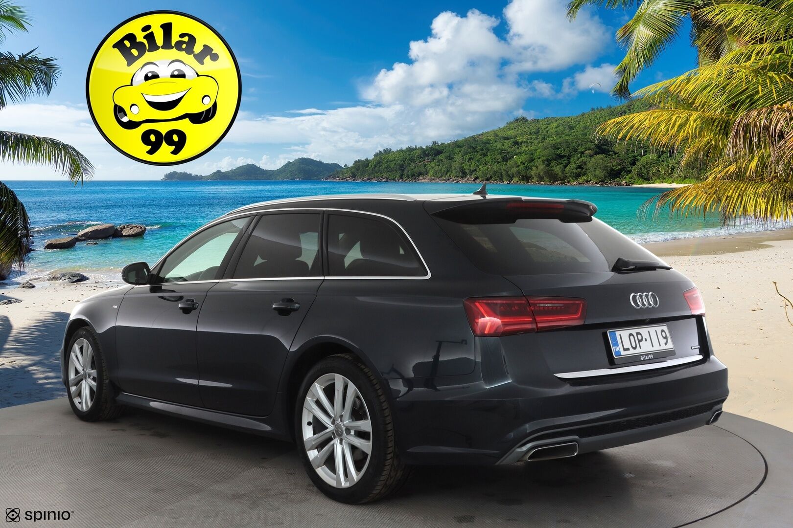 Audi A6 2018 Avant S line Business Sport 2,0 TDI 140 kW quattro S tronic * Webasto / Koukku / Ilma-alusta / ACC / LED / P.Kamera * - Sportpenkit / Suomi-auto / Kahdet renkaat aluvanteilla - HULLUT AVAJAISHULINAT KORKOTARJOUS 3,29 %