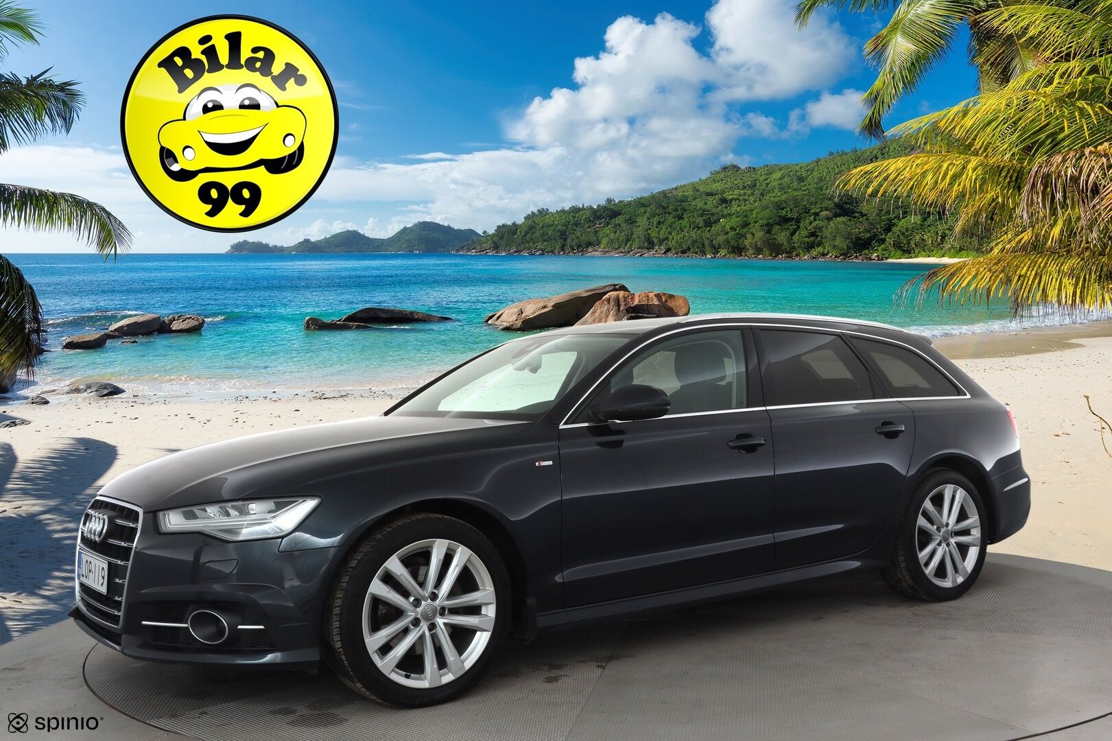 Audi A6 2018 Avant S line Business Sport 2,0 TDI 140 kW quattro S tronic * Webasto / Koukku / Ilma-alusta / ACC / LED / P.Kamera * - Sportpenkit / Suomi-auto / Kahdet renkaat aluvanteilla - HULLUT AVAJAISHULINAT KORKOTARJOUS 3,29 %