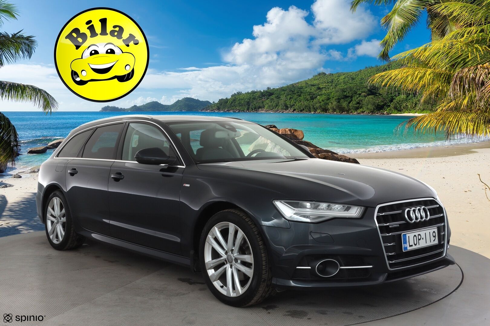 Audi A6 2018 Avant S line Business Sport 2,0 TDI 140 kW quattro S tronic - ACC | Suomi-auto | Facelift | Navi | Koukku | Ilma-alusta | Webasto | LED | P.Kamera | Sportpenkit | Sähköluukku | Kahdet renkaat ja vanteet