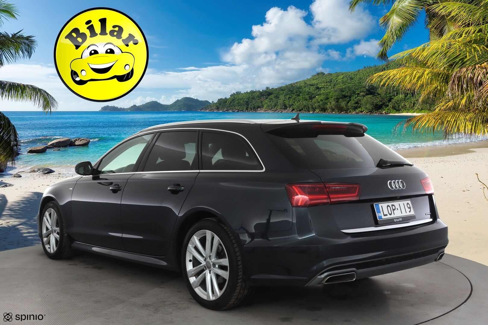 Audi A6 2018 Avant S line Business Sport 2,0 TDI 140 kW quattro S tronic - ACC | Suomi-auto | Facelift | Navi | Koukku | Ilma-alusta | Webasto | LED | P.Kamera | Sportpenkit | Sähköluukku | Kahdet renkaat ja vanteet