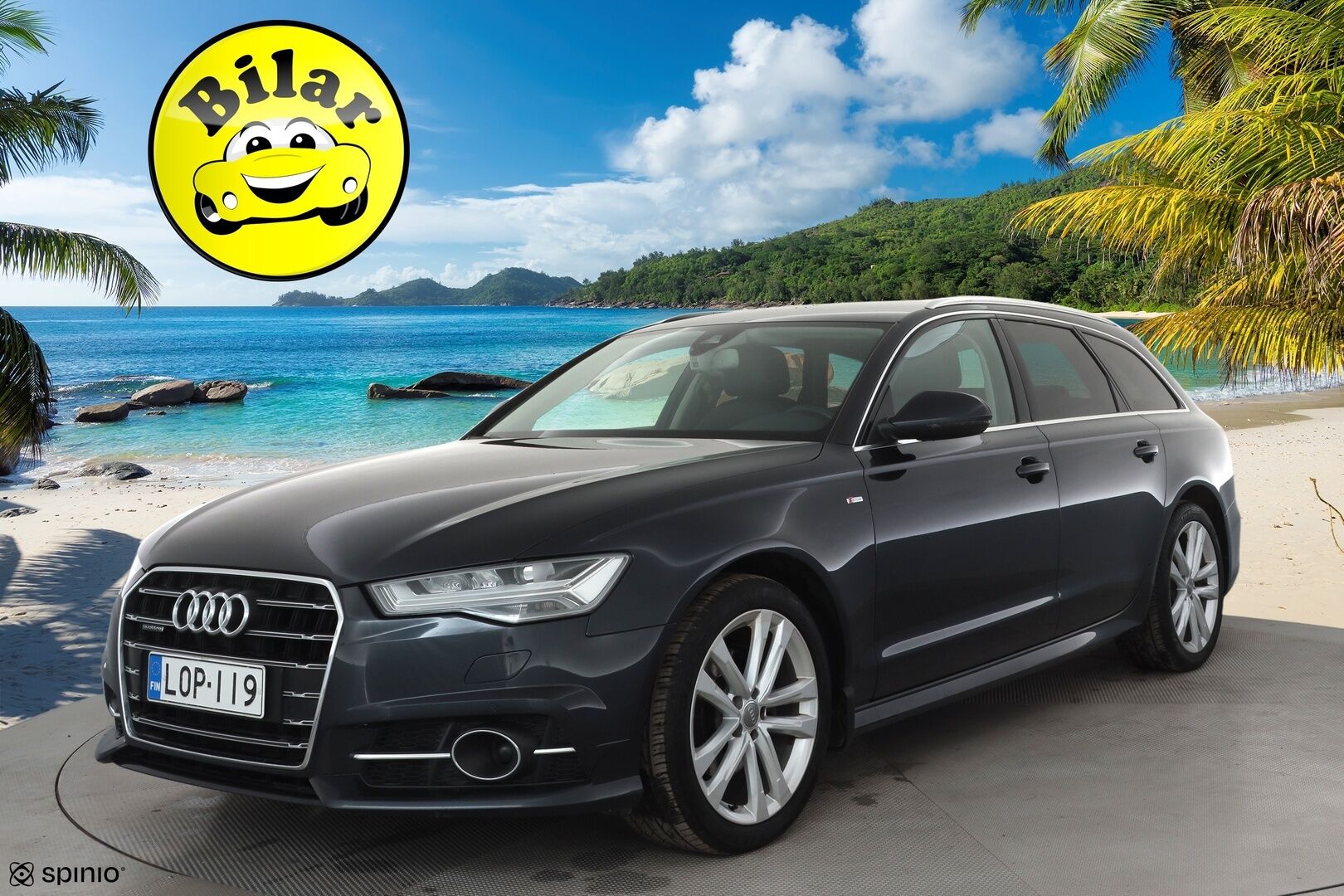 Audi A6 2018 Avant S line Business Sport 2,0 TDI 140 kW quattro S tronic - ACC | Suomi-auto | Facelift | Navi | Koukku | Ilma-alusta | Webasto | LED | P.Kamera | Sportpenkit | Sähköluukku | Kahdet renkaat ja vanteet