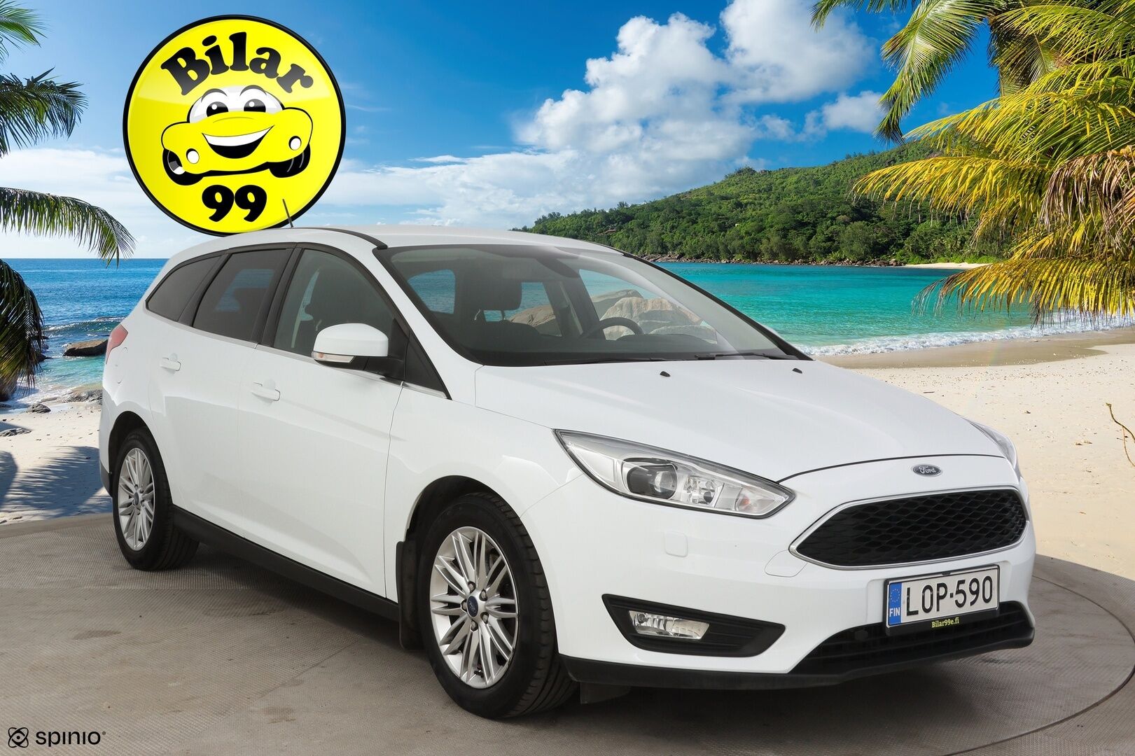 Ford Focus 2018 1,0 EcoBoost 125 hv Start/Stop M6 Edition Wagon * Lämmitettävä tuulilasi / Xenon / Lohko + sisä / P-tutkat / AppleCarPlay * - * Juuri huollettu! / Kahdet renkaat omilla alumiinivanteilla / Ratinlämmitin *