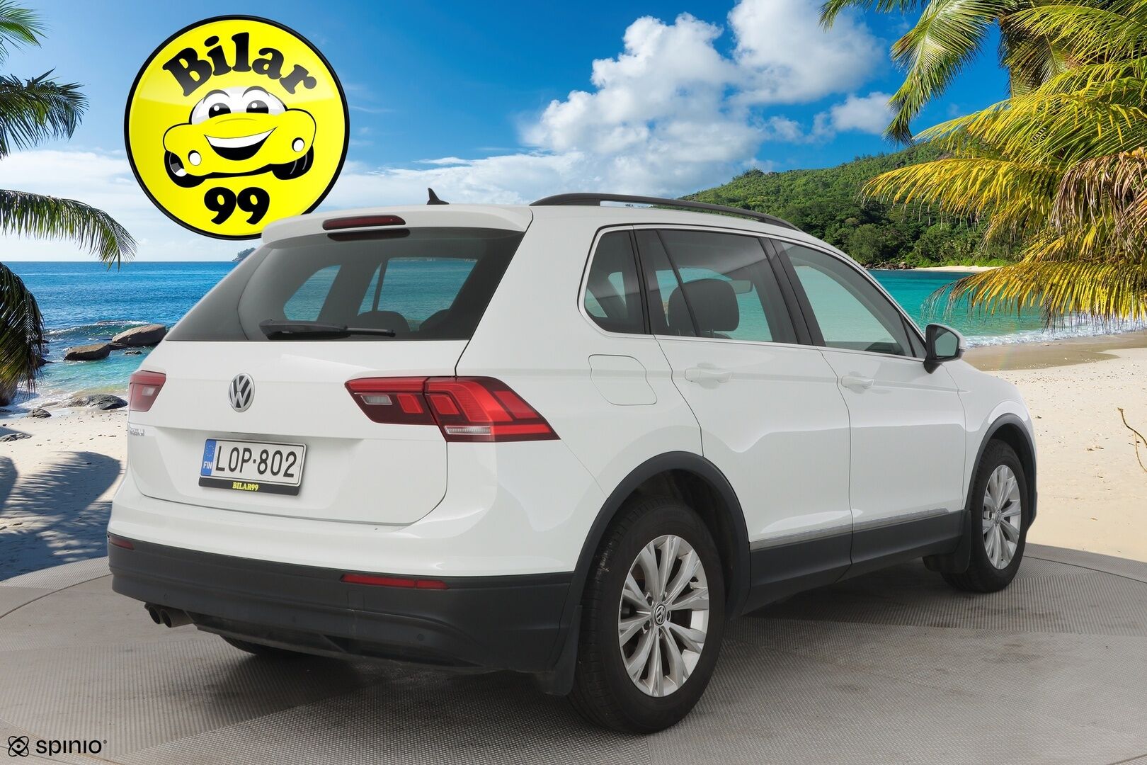Volkswagen Tiguan 2018 Comfortline 2,0 TDI SCR 110 kW (150 hv) DSG-automaatti *Webasto / ACC / Koukku / Digimittari / LED* - Jakopää 3/2024 / 2x hyvät renkaat / Suomi-auto