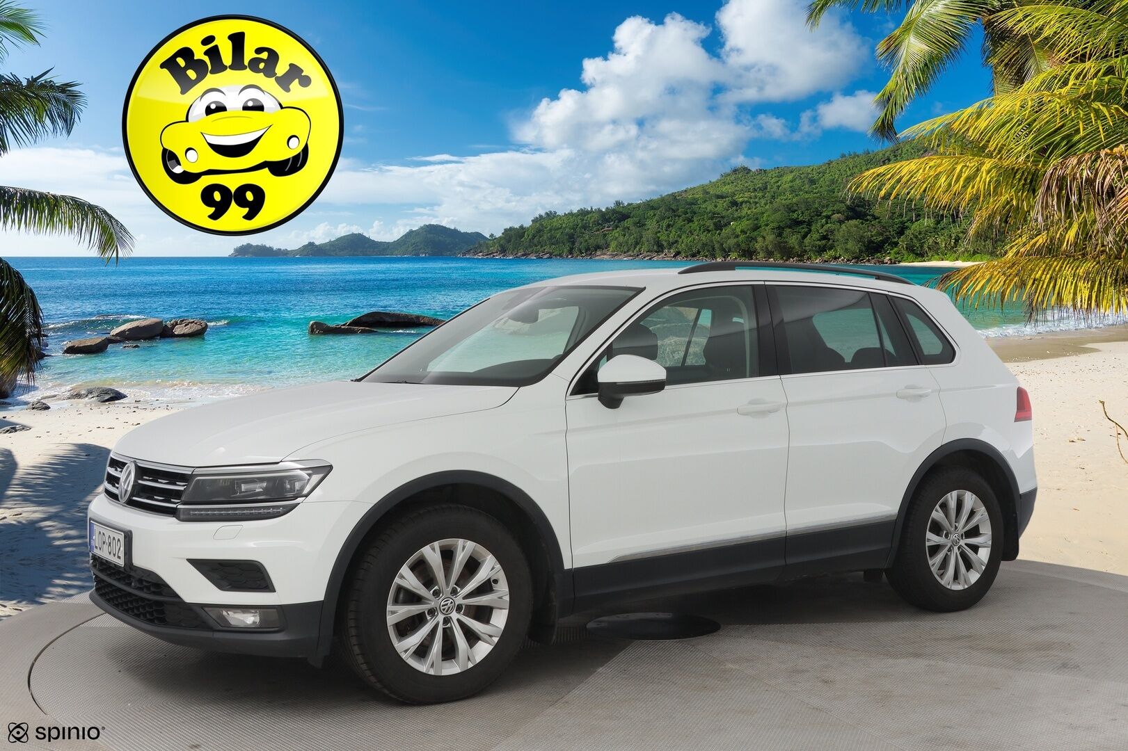 Volkswagen Tiguan 2018 Comfortline 2,0 TDI SCR 110 kW (150 hv) DSG-automaatti *Webasto / ACC / Koukku / Digimittari / LED* - Jakopää 3/2024 / 2x hyvät renkaat / Suomi-auto