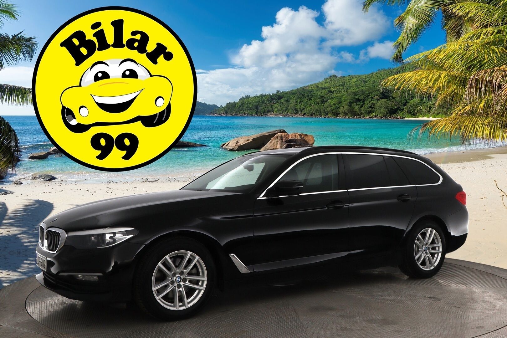 BMW 520 2018 G31 Touring 520d A xDrive Business * Webasto / DisplayKey / LED / Sähköluukku / P-Tutkat / Suomiauto *