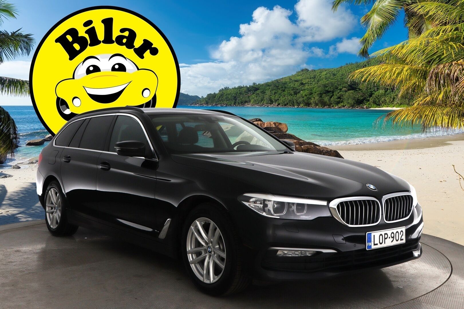 BMW 520 2018 G31 Touring 520d A xDrive Business * Webasto / DisplayKey / LED / Sähköluukku / P-Tutkat / Suomiauto *