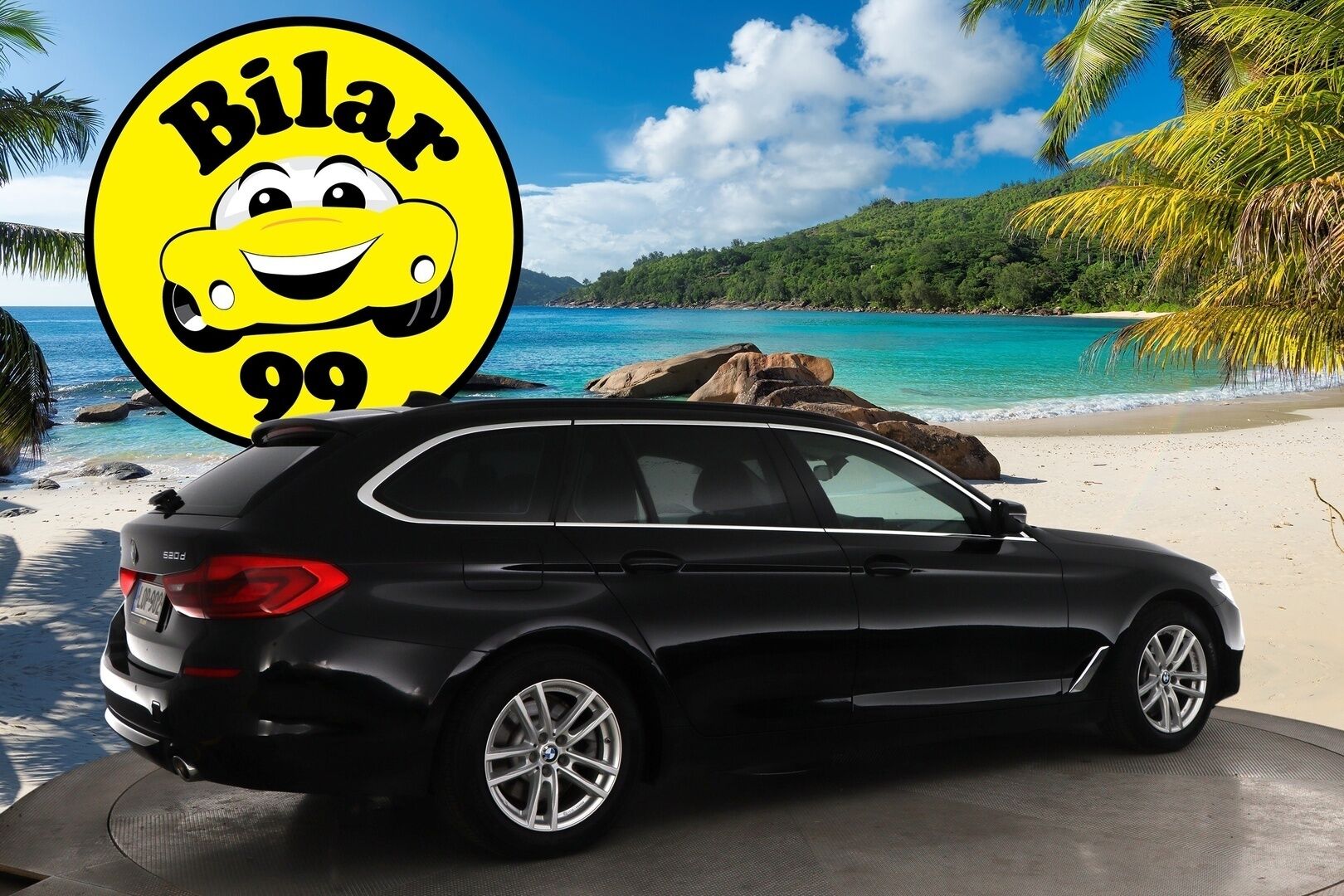 BMW 520 2018 G31 Touring 520d A xDrive Business * Webasto / DisplayKey / LED / Sähköluukku / P-Tutkat / Suomiauto *
