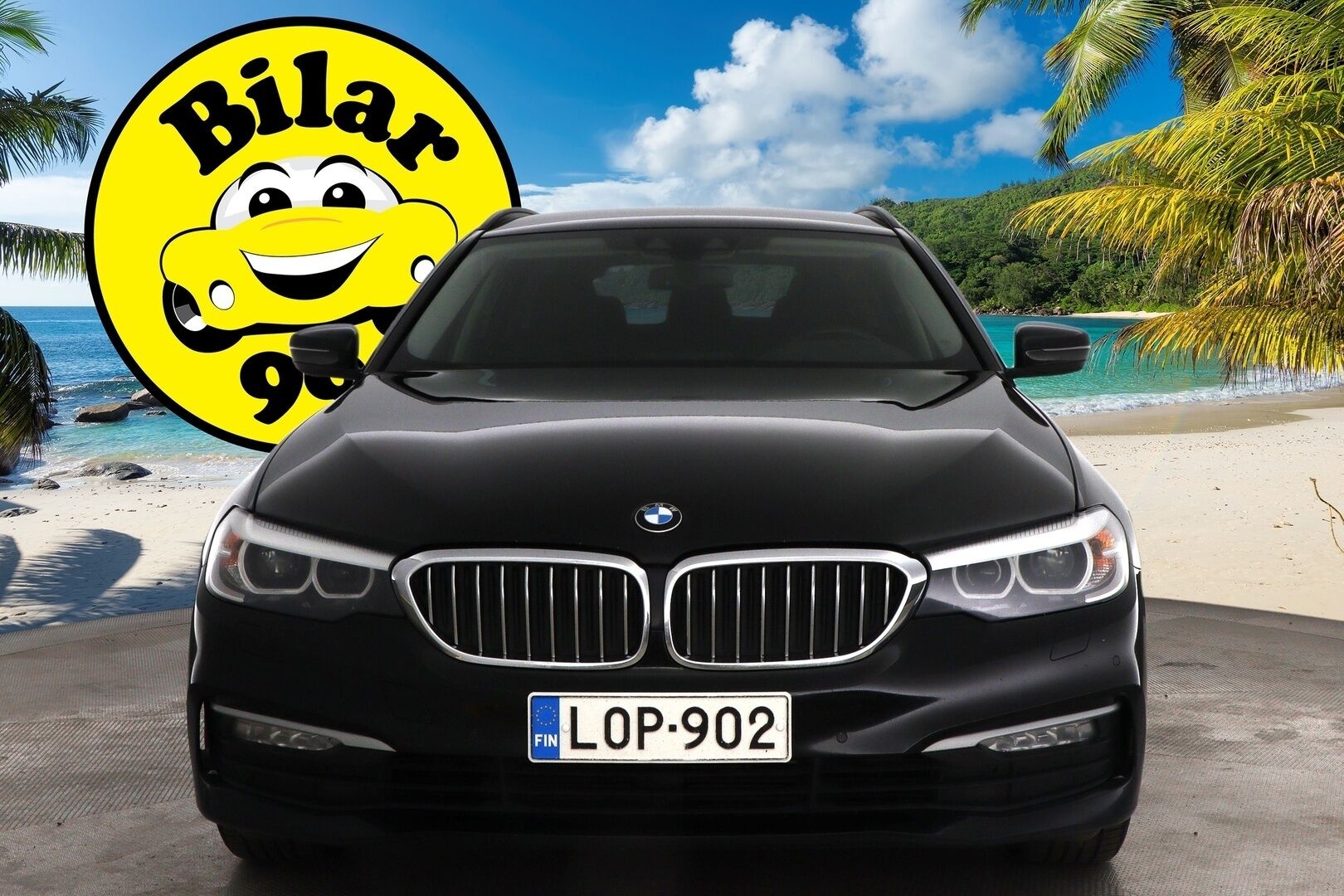 BMW 520 2018 G31 Touring 520d A xDrive Business * Webasto / DisplayKey / LED / Sähköluukku / P-Tutkat / Suomiauto *