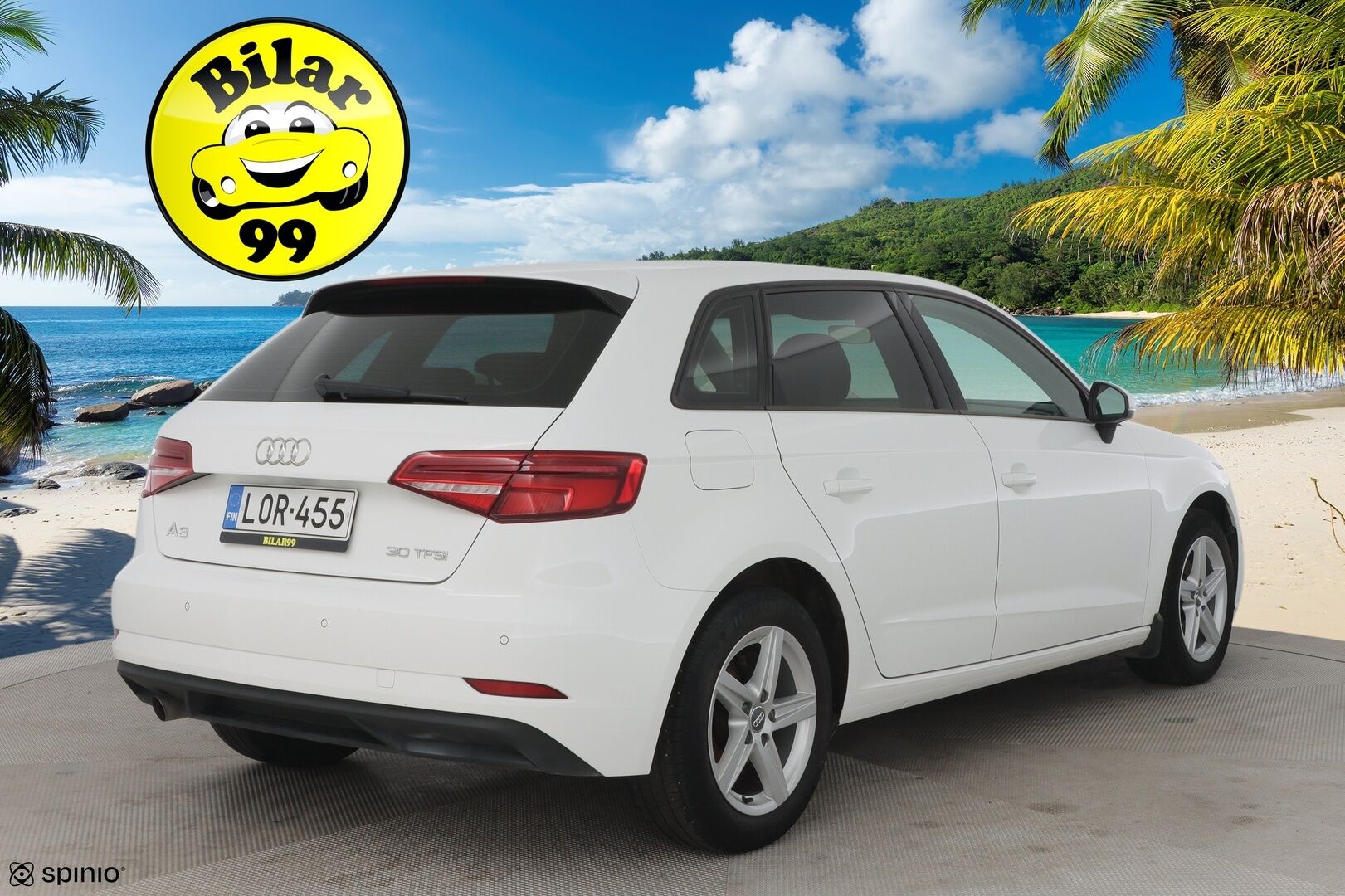 Audi A3 2019 Sportback Pro Business 30 TFSI 85 kW S tronic**Akustinen tutka takana / ACC / Siisti / Huollettu** - Kahdet renkaat aluvantein / Jakohihna ja vesipumppu vaihdettu 06/24