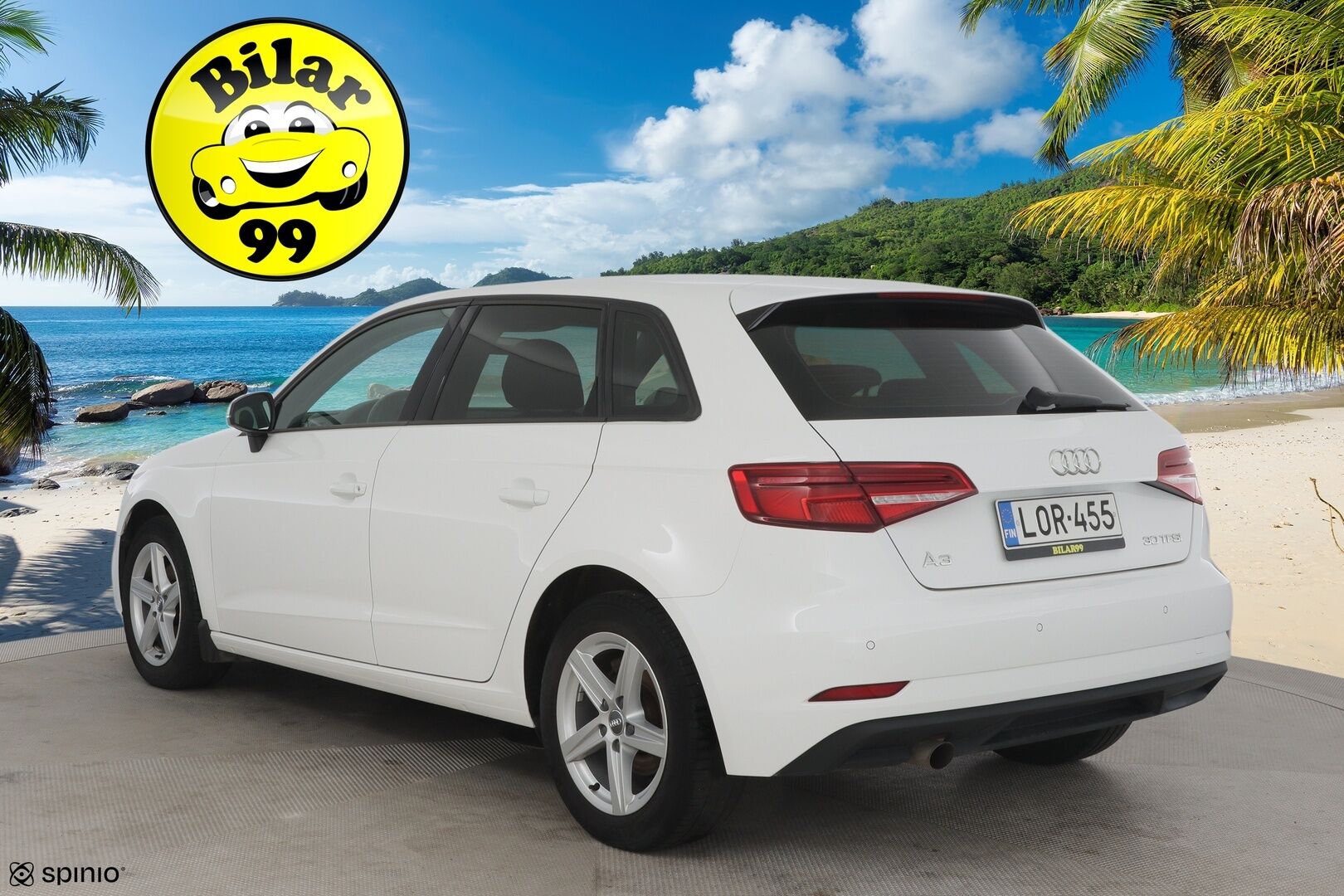 Audi A3 2019 Sportback Pro Business 30 TFSI 85 kW S tronic**Akustinen tutka takana / ACC / Siisti / Huollettu** - Kahdet renkaat aluvantein / Jakohihna ja vesipumppu vaihdettu 06/24
