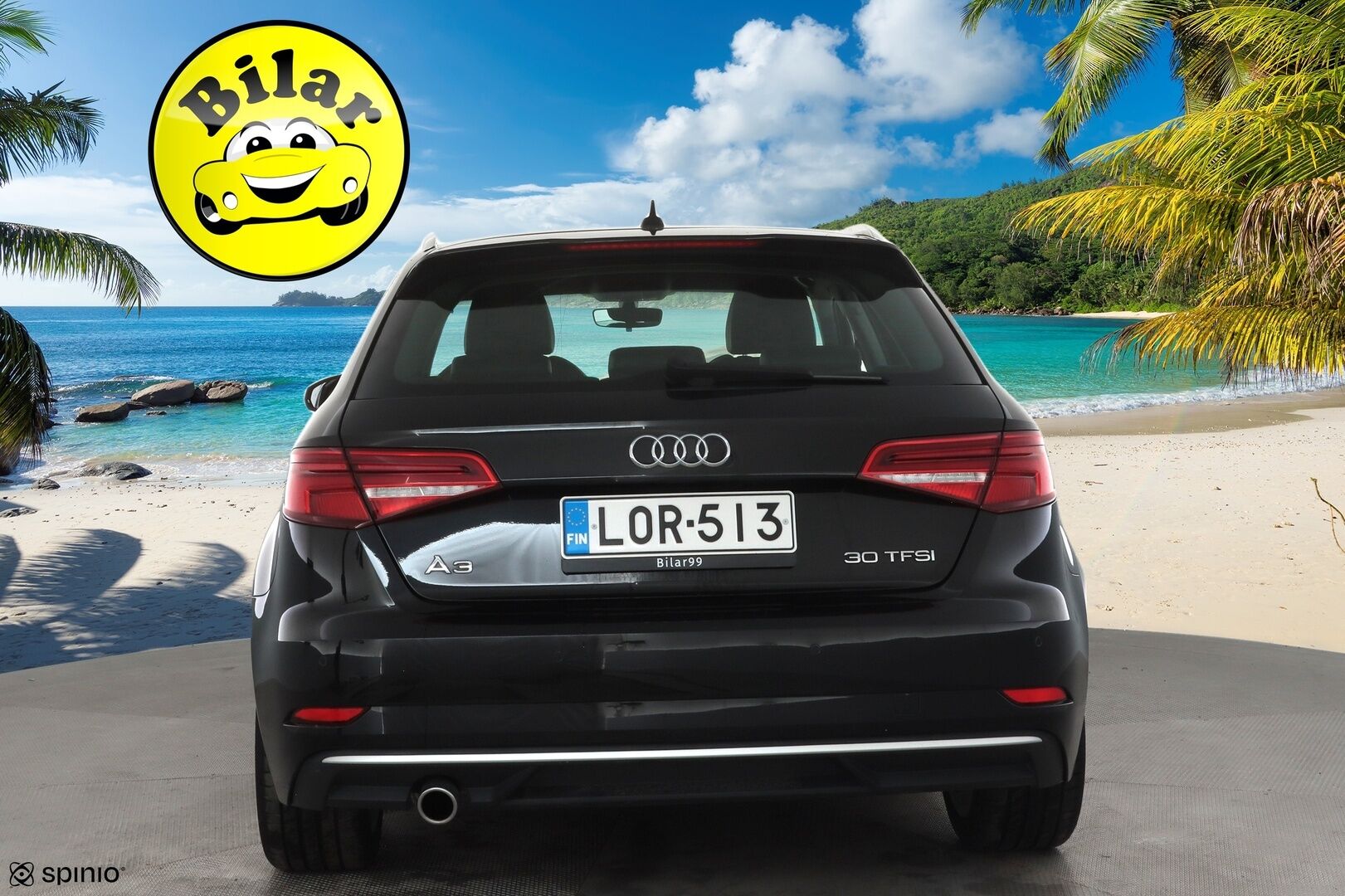 Audi A3 2019 Sportback Pro Business Sport 30 TFSI 85 kW S tronic - | ACC | Nahkaverhoilu | Sporttipenkit | Audi Sound System | LED | Keyless | Apple & Android | Pre Sense | Suomiauto | 2x renkaat aluin | 