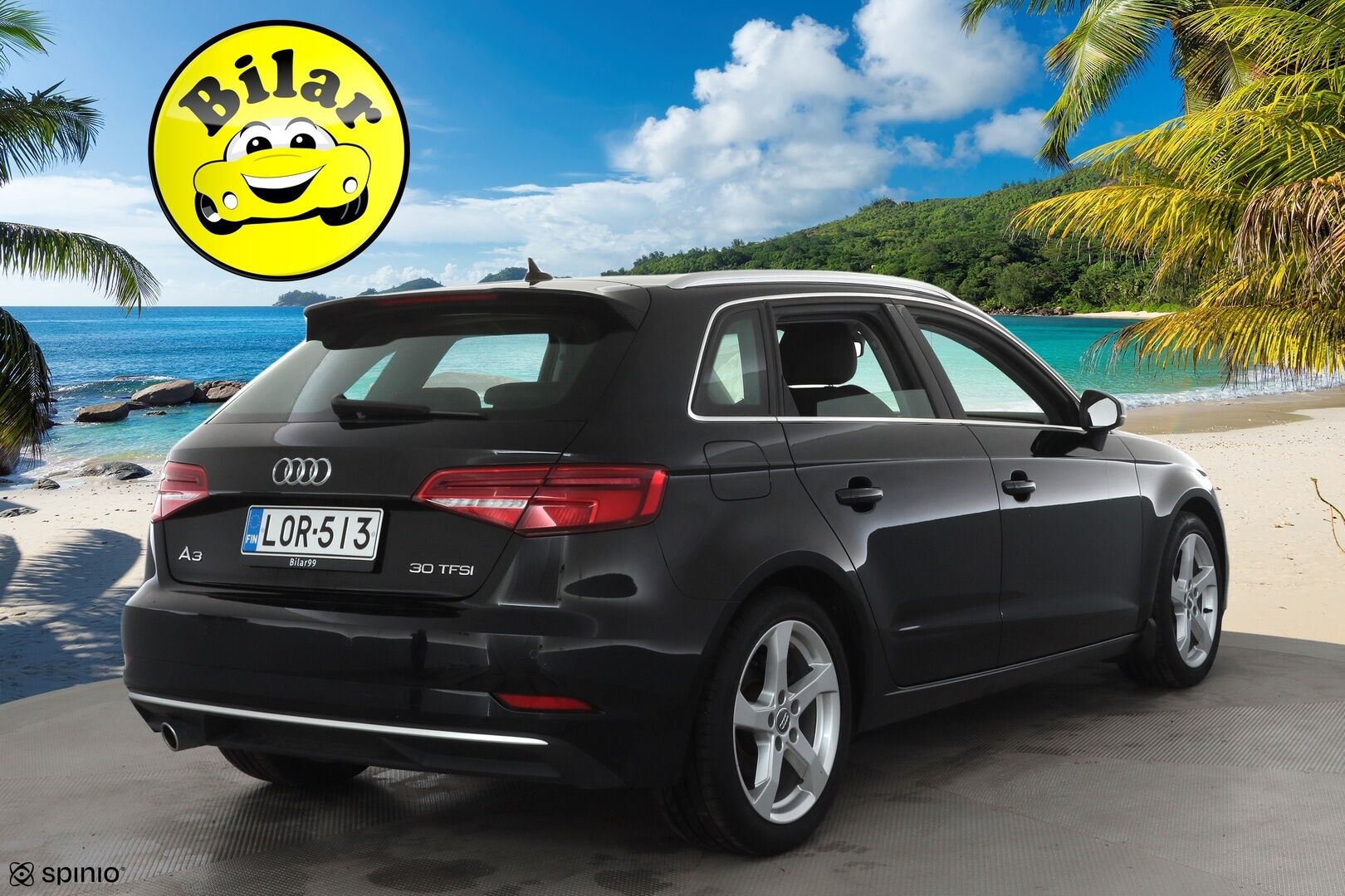 Audi A3 2019 Sportback Pro Business Sport 30 TFSI 85 kW S tronic - | ACC | Nahkaverhoilu | Sporttipenkit | Audi Sound System | LED | Keyless | Apple & Android | Pre Sense | Suomiauto | 2x renkaat aluin | 